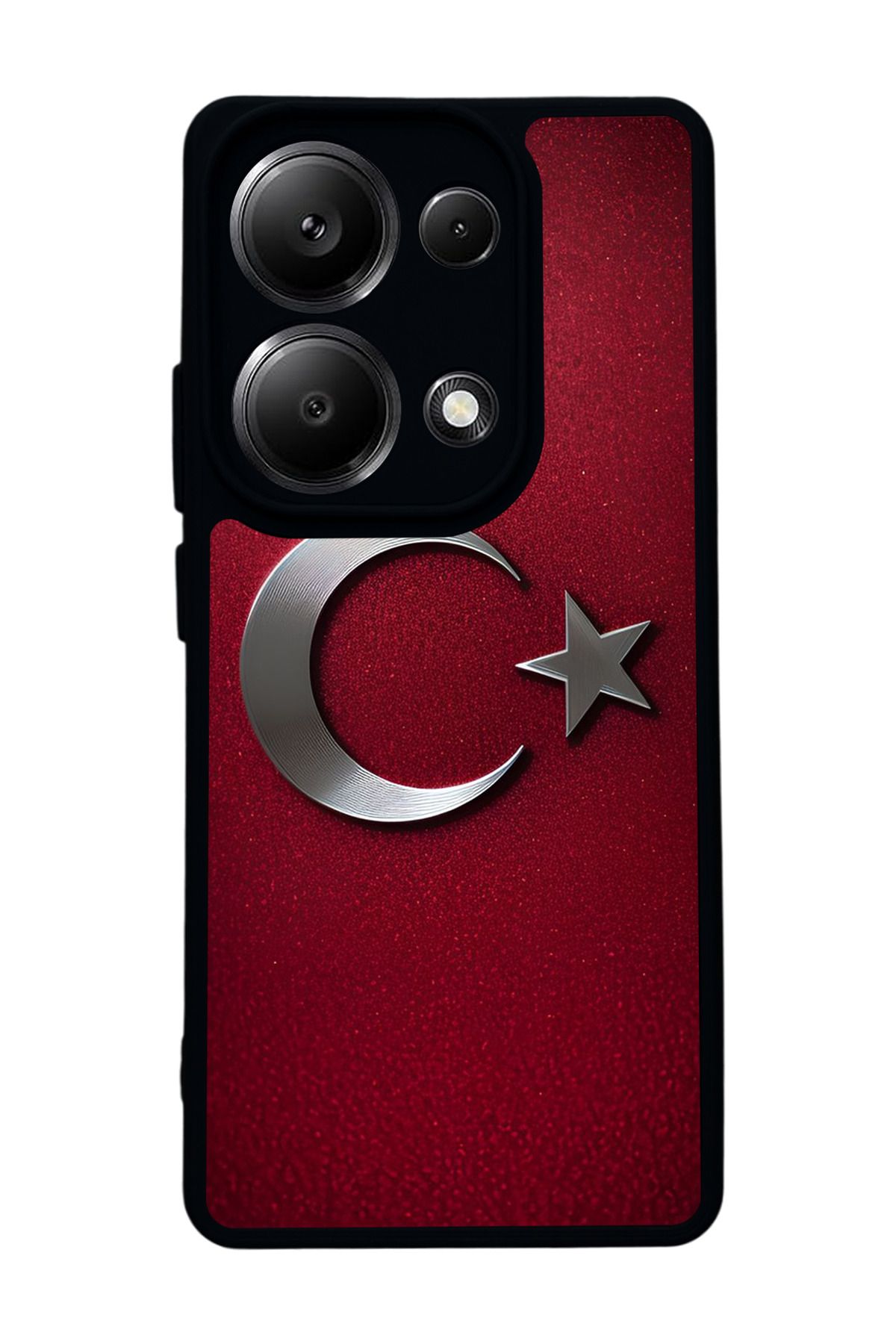 BGAKSESUAR Xiaomi Redmi Note 13 Pro 4G Uyumlu Mat Siyah Kılıf – Yumuşak Silikon, Koruyucu, Şok Emici Kapak