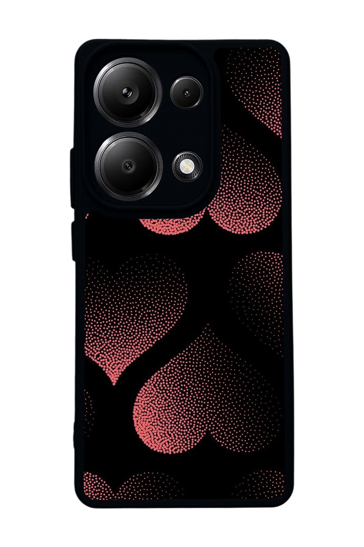 BGAKSESUAR Xiaomi Redmi Note 13 Pro 4G Uyumlu Mat Siyah Kılıf – Yumuşak Silikon, Koruyucu, Şok Emici Kapak