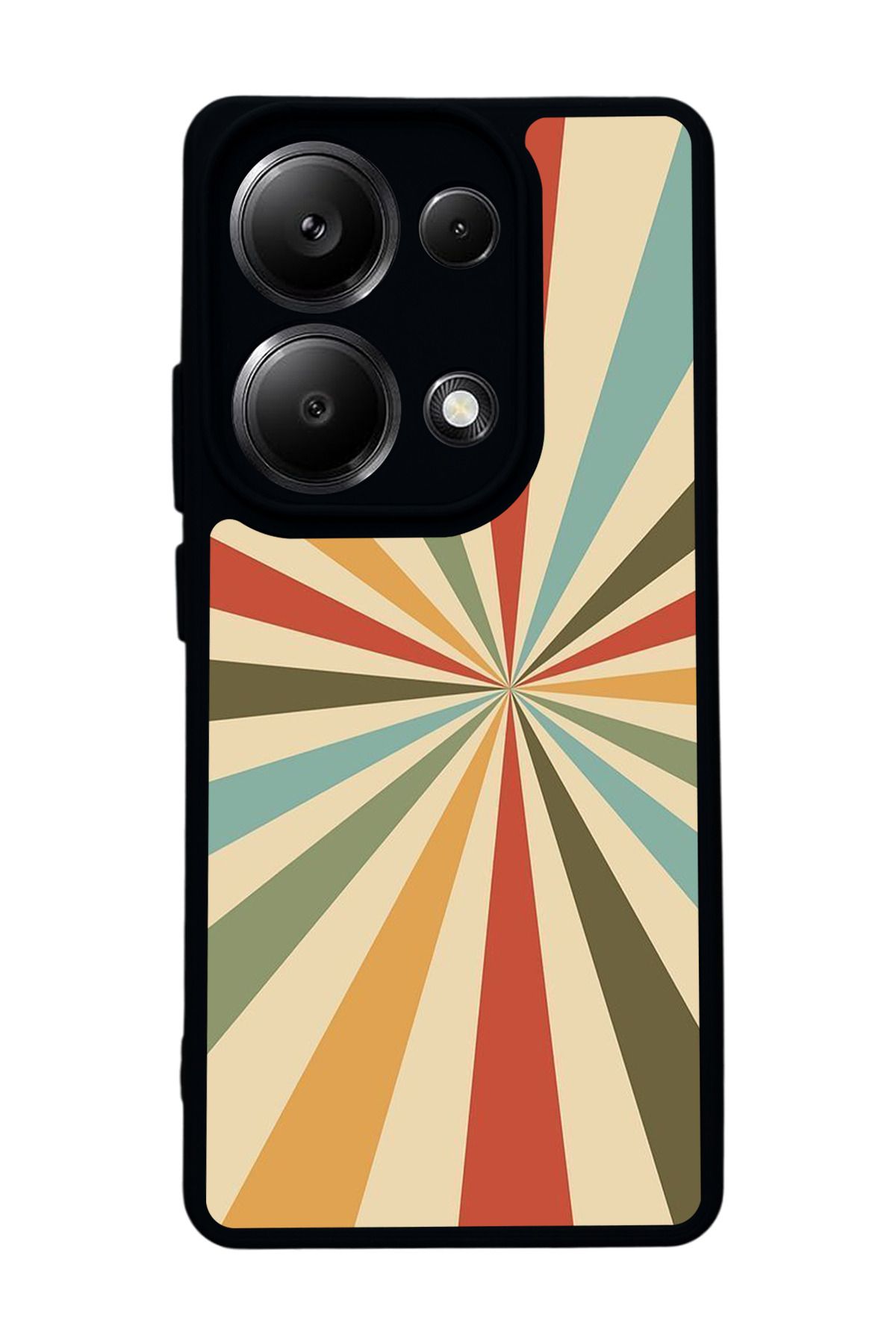 BGAKSESUAR Xiaomi Redmi Note 13 Pro 4G Uyumlu Mat Siyah Kılıf – Yumuşak Silikon, Koruyucu, Şok Emici Kapak