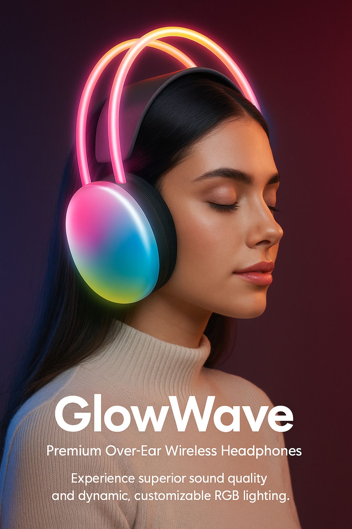 Soffany GlowWave HF-RGB550 Kablosuz Bluetooth Kulaklık Işığın Ritmini Hisset!