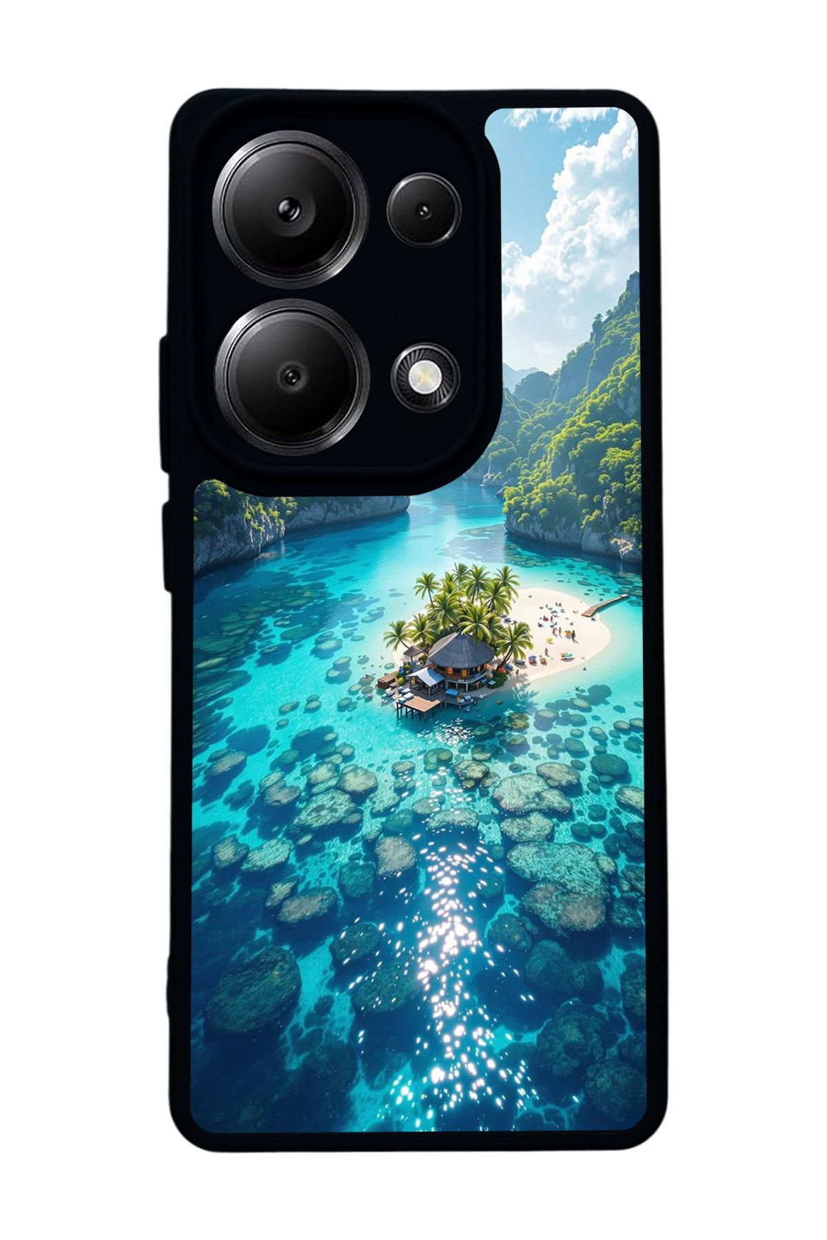 BGAKSESUAR Xiaomi Redmi Note 13 Pro 4G Uyumlu Mat Siyah Kılıf – Yumuşak Silikon, Koruyucu, Şok Emici Kapak
