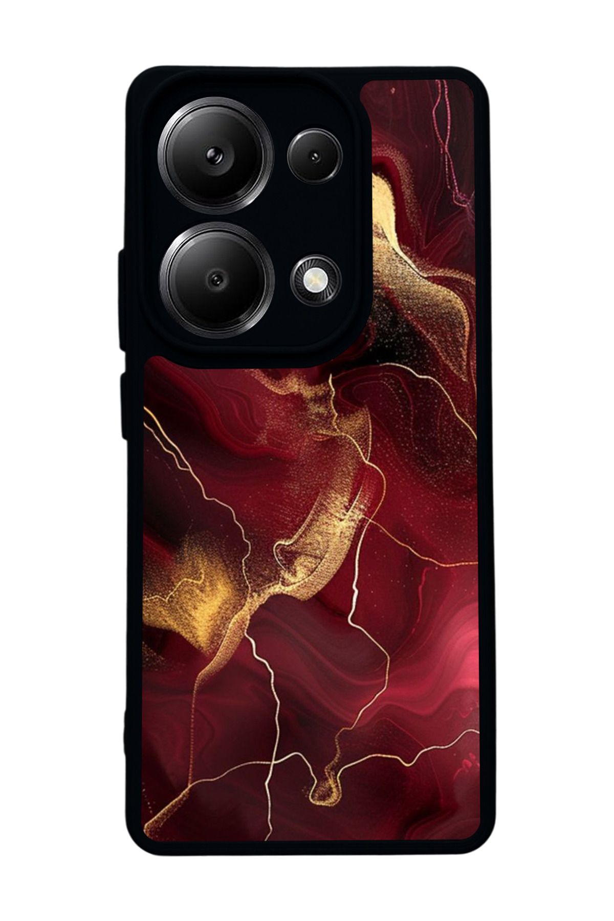 BGAKSESUAR Xiaomi Redmi Note 13 Pro 4G Uyumlu Mat Siyah Kılıf – Yumuşak Silikon, Koruyucu, Şok Emici Kapak