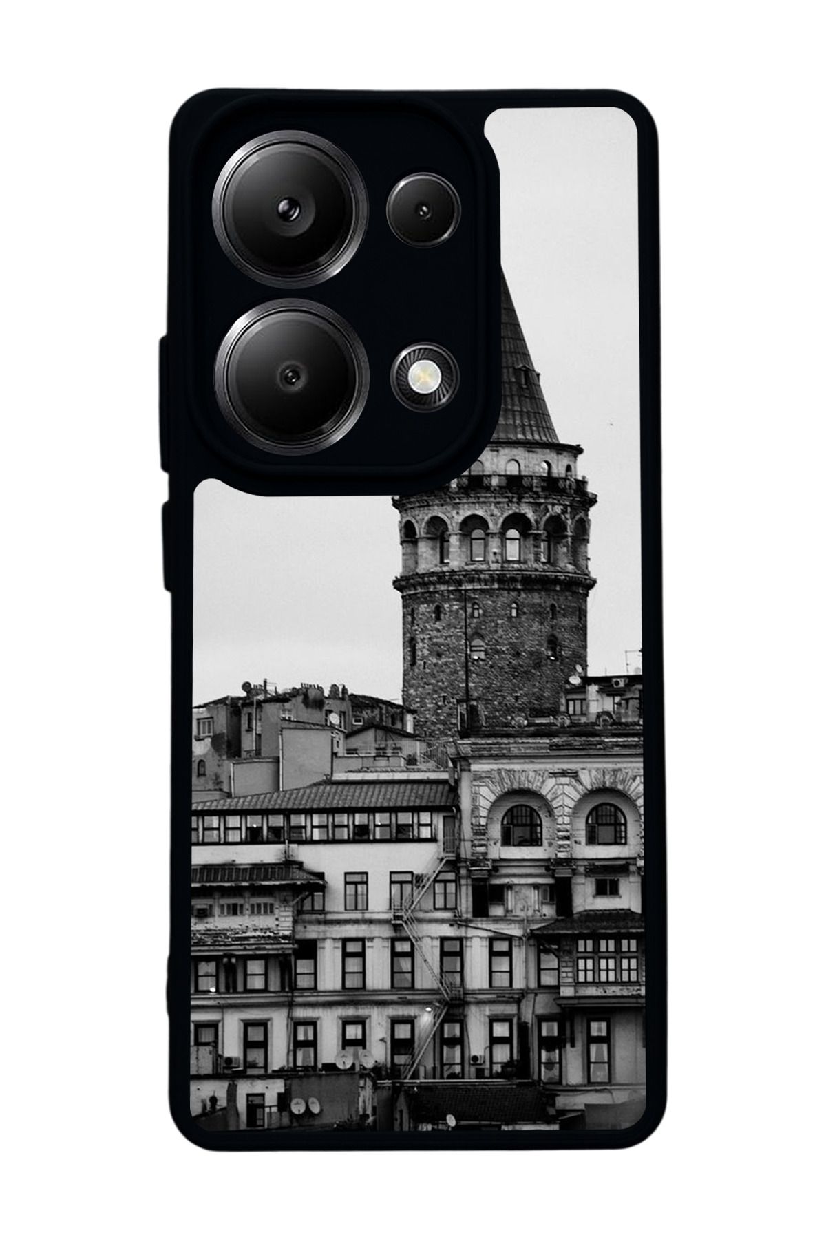 BGAKSESUAR Xiaomi Redmi Note 13 Pro 4G Uyumlu Mat Siyah Kılıf – Yumuşak Silikon, Koruyucu, Şok Emici Kapak
