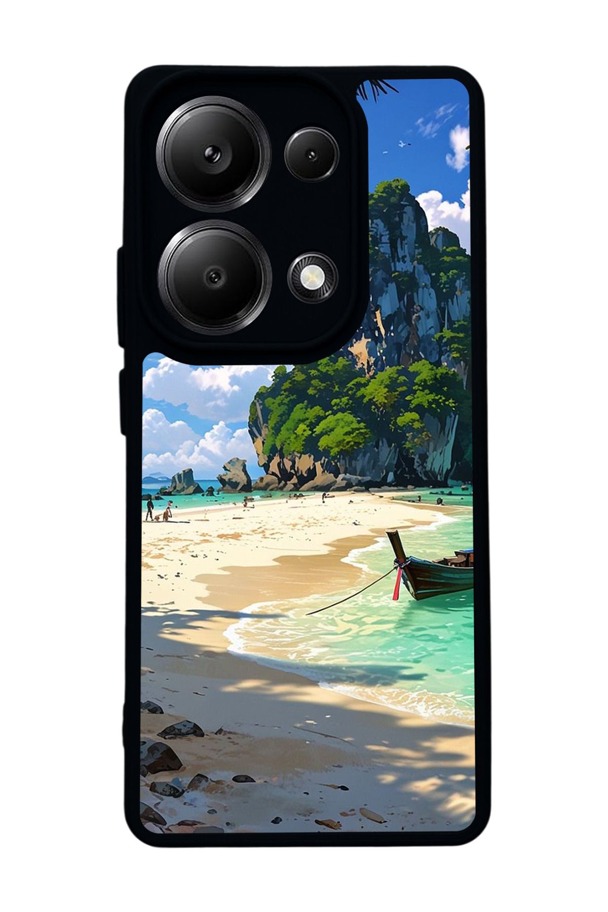 BGAKSESUAR Xiaomi Redmi Note 13 Pro 4G Uyumlu Mat Siyah Kılıf – Yumuşak Silikon, Koruyucu, Şok Emici Kapak