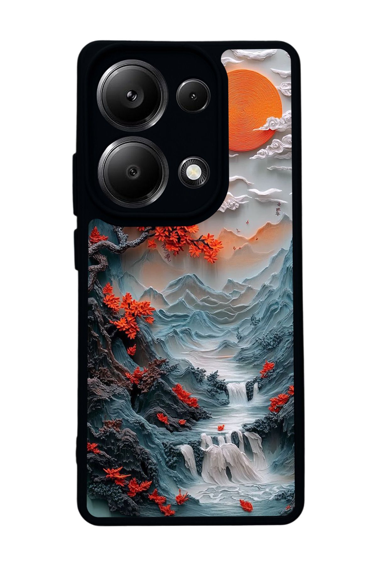 BGAKSESUAR Xiaomi Redmi Note 13 Pro 4G Uyumlu Mat Siyah Kılıf – Yumuşak Silikon, Koruyucu, Şok Emici Kapak