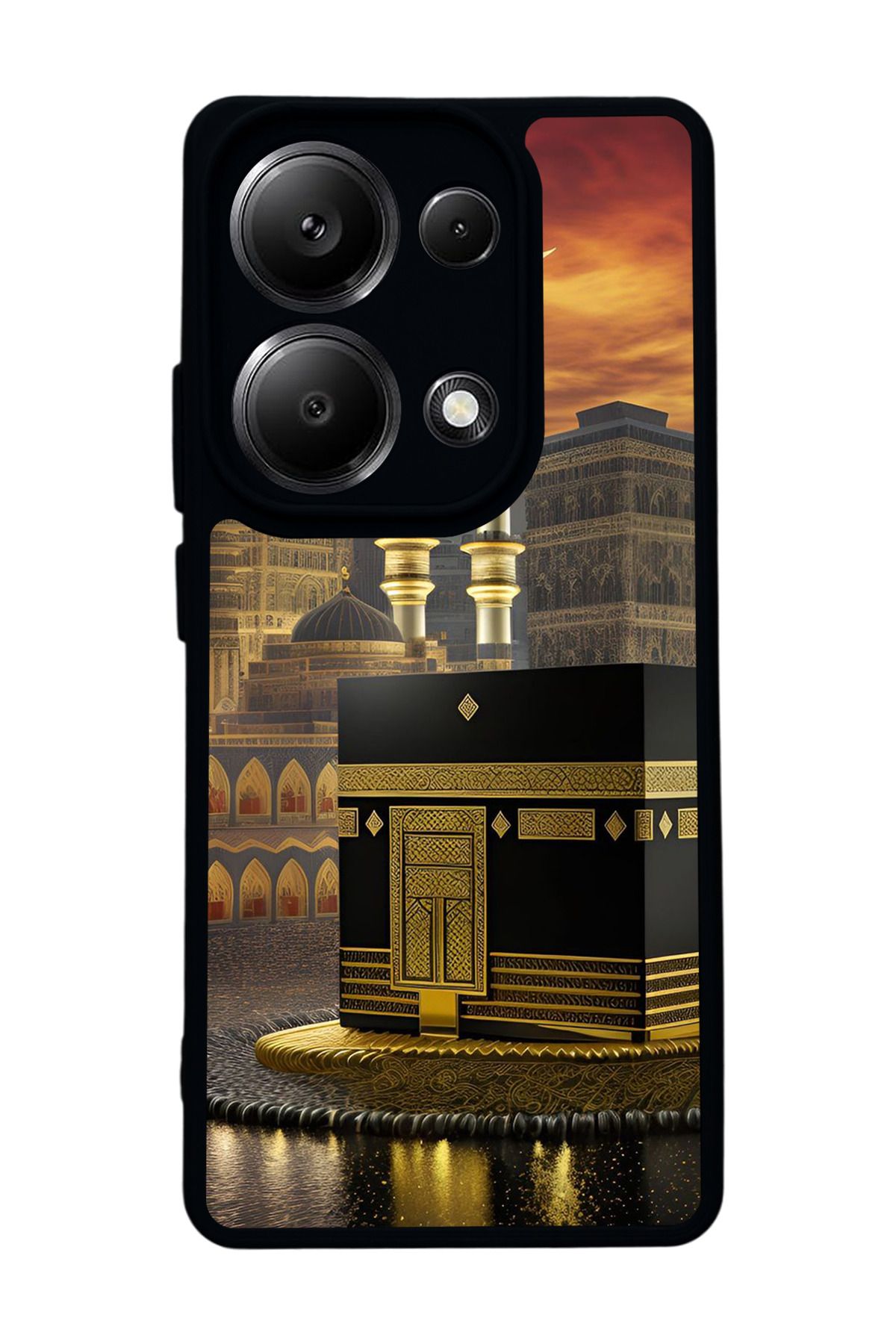 BGAKSESUAR Xiaomi Redmi Note 13 Pro 4G Uyumlu Mat Siyah Kılıf – Yumuşak Silikon, Koruyucu, Şok Emici Kapak