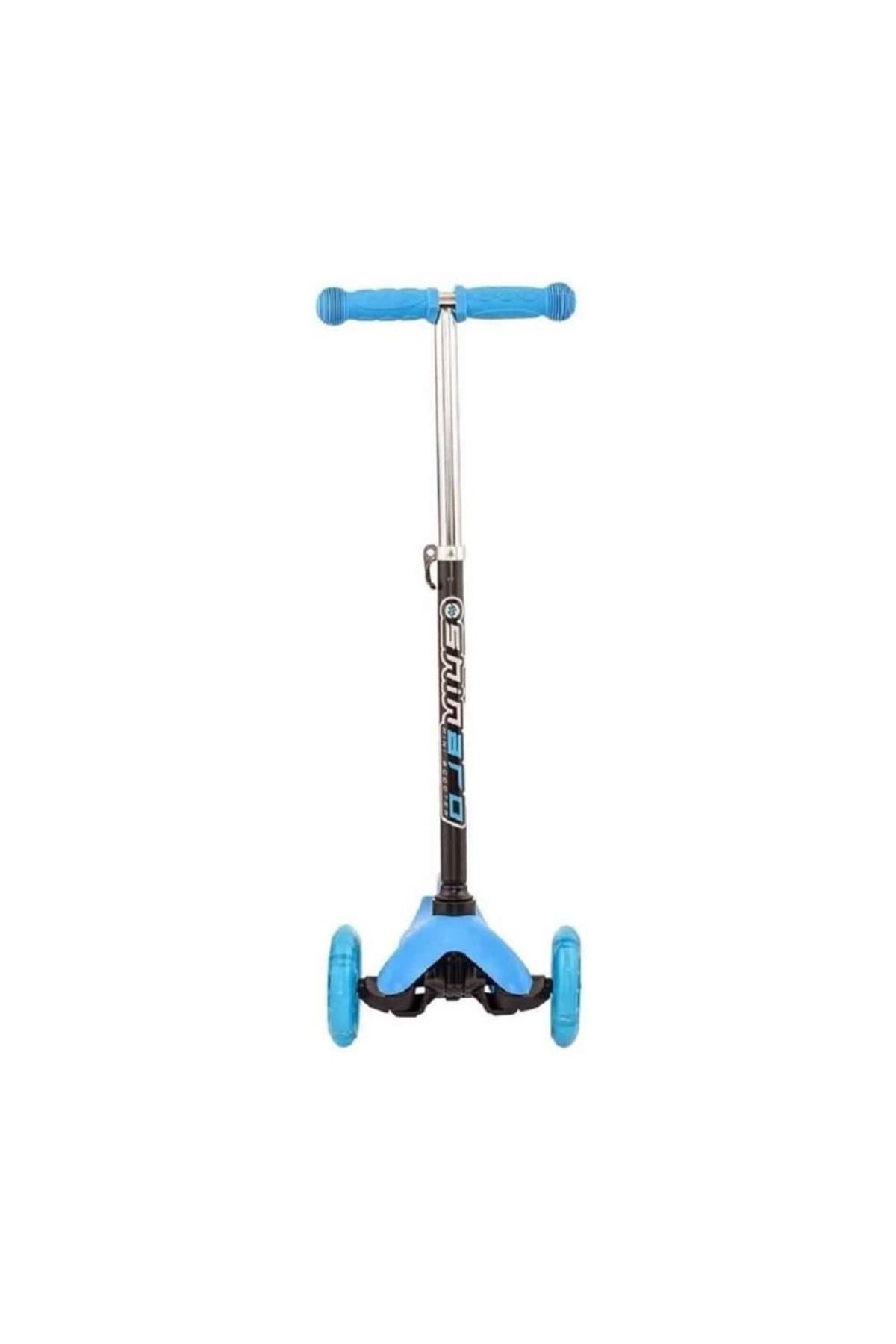 yusuftex Twist Işıklı Scooter Mavi 40 Kg Kadar