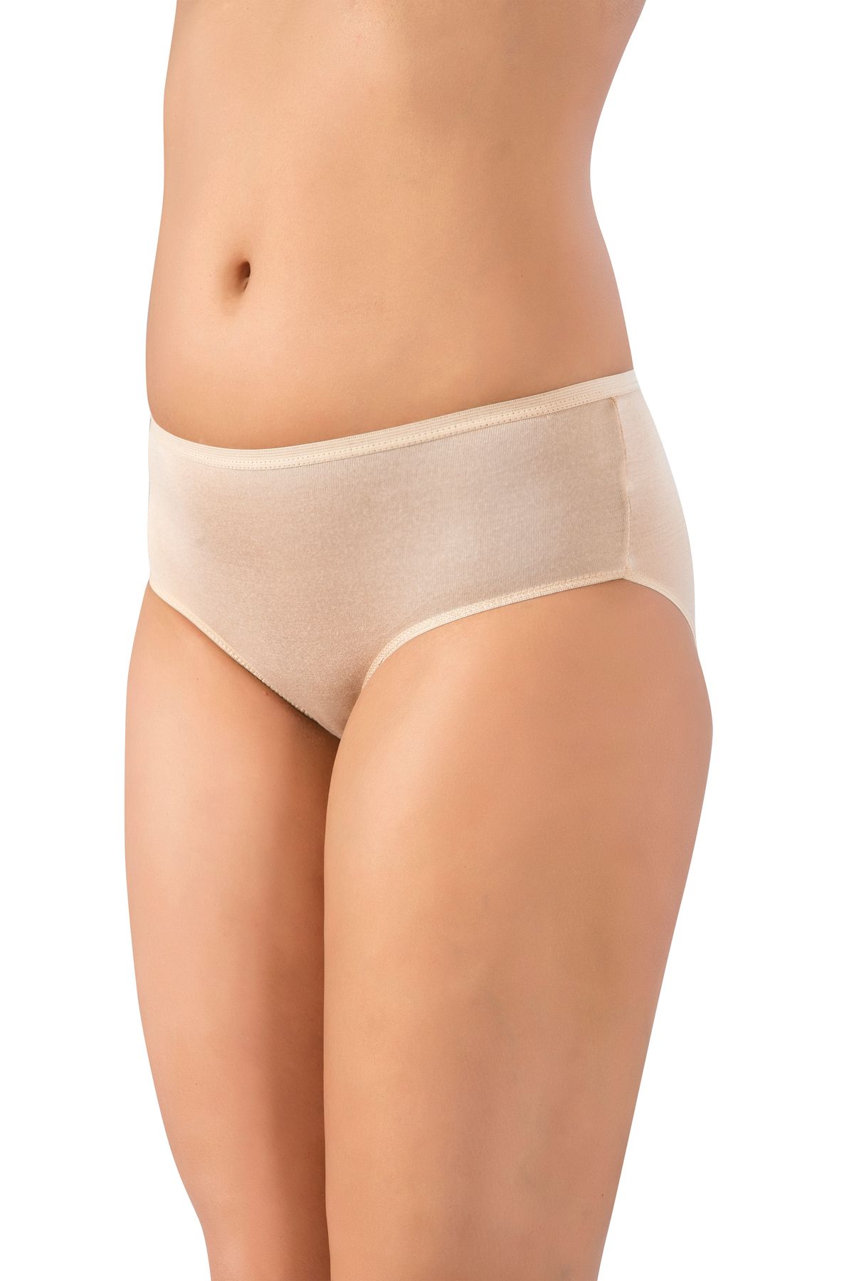 LÜXDRM -3"lü ekonomik yüksek bel iz yapmaz slip külot