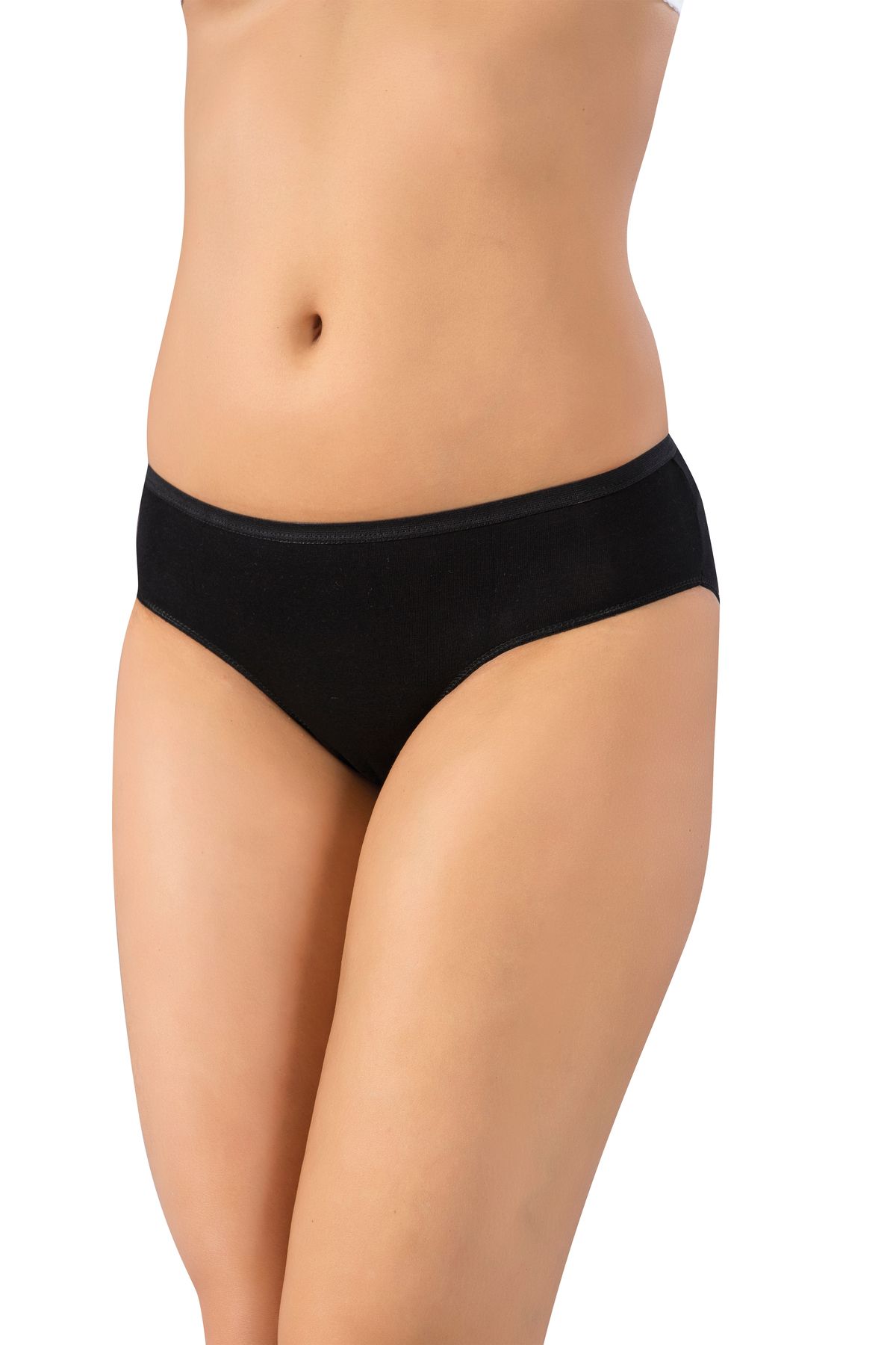 LÜXDRM - 3"lü ekonomik kadın düşük bel slip külot