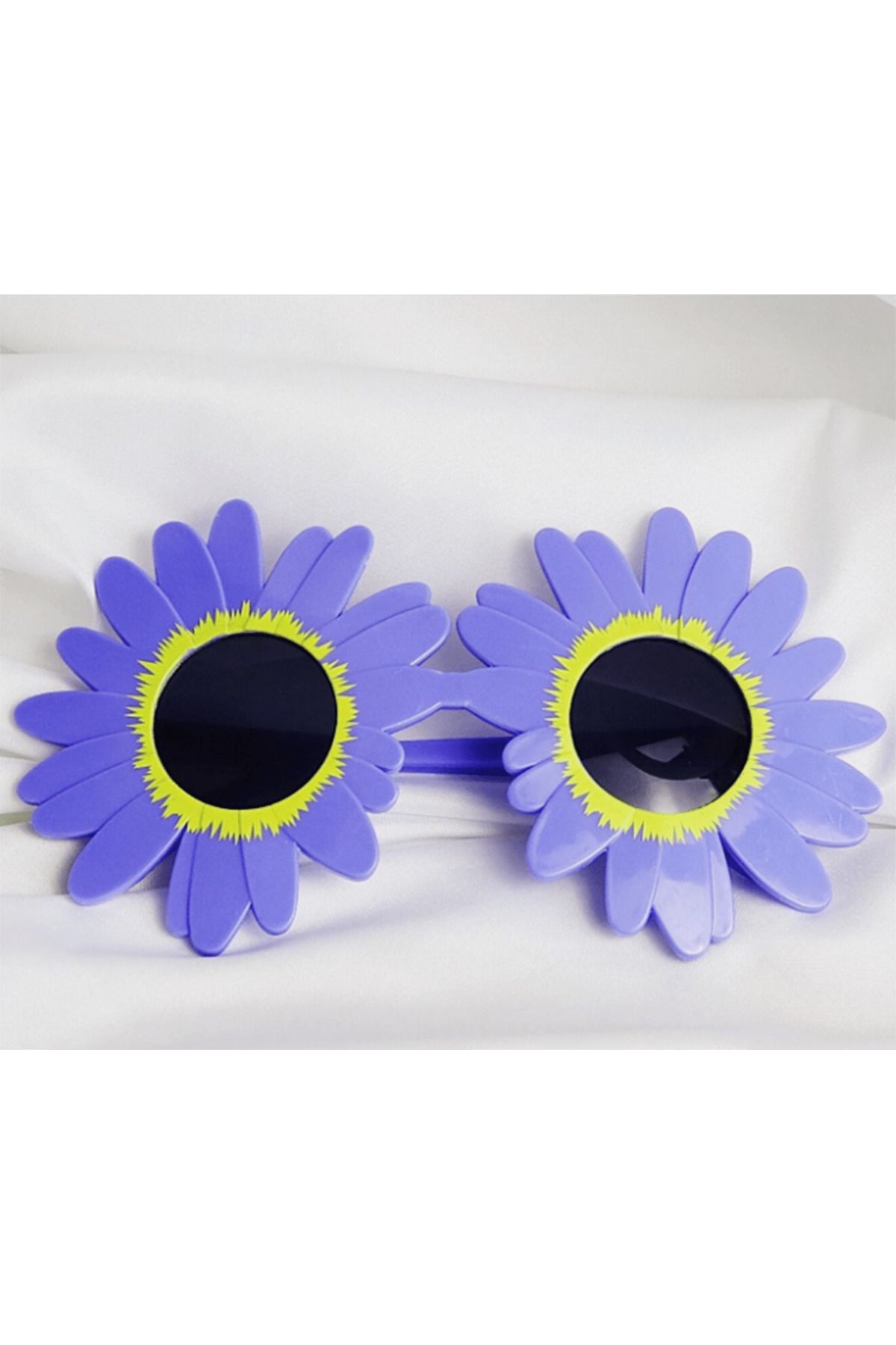 YONCA MODA Mor Renk Papatya Şekilli Parti Gözlüğü 18x10 cm - 707768-1453