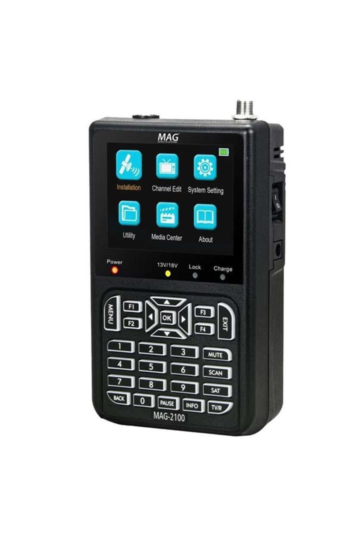 YİĞİTAUTOCLASS Mag MAG-2100 3.5'' DVB-S/S2 LCD Ekran Görüntülü HD Uydu Yön Sinyal Bulucu