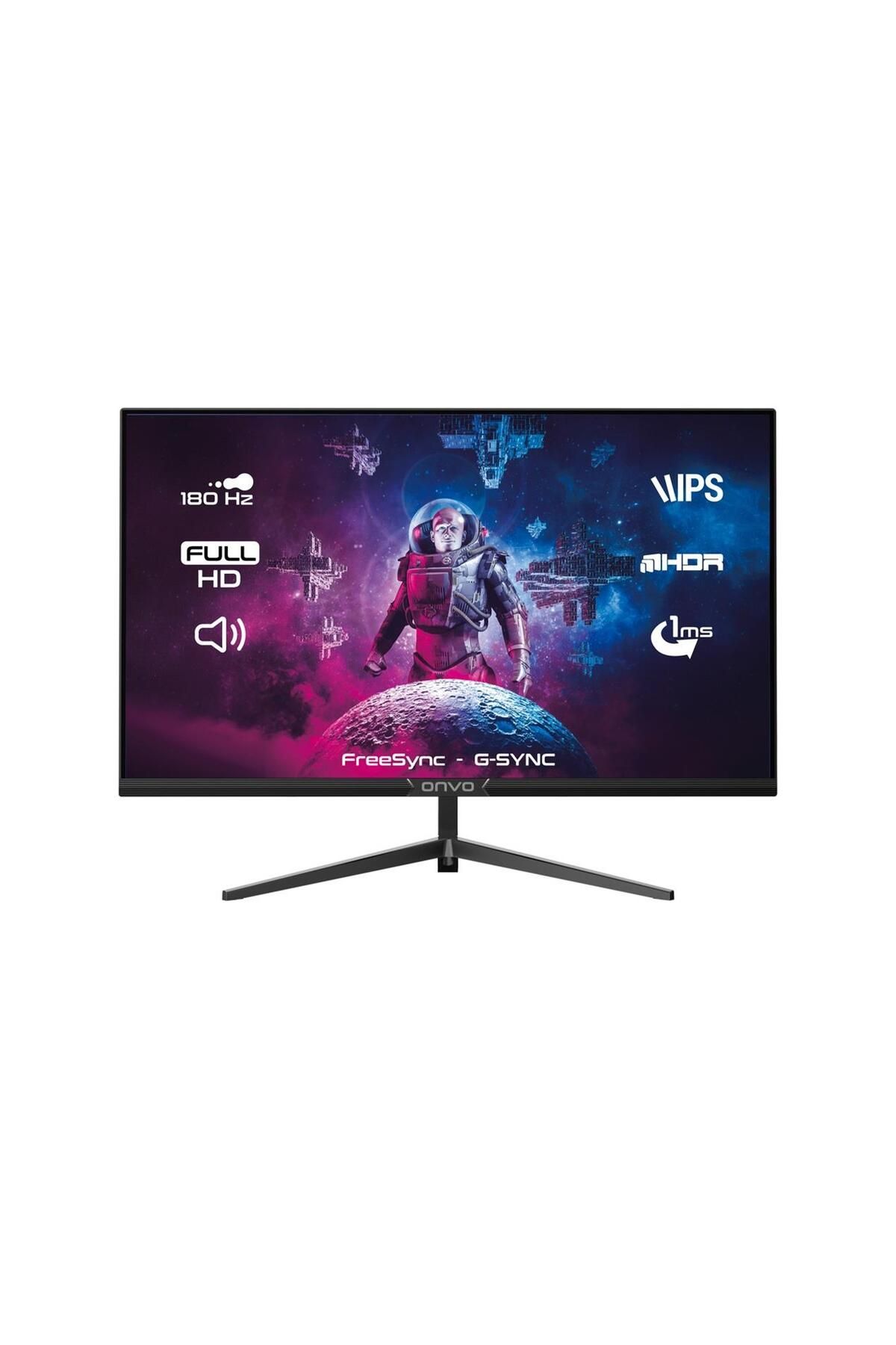 Vobotek Teknoloji Onvo 32" OV32MNT301GQ 32 Fast IPS 180 HZ 1ms 2K QHD Freesync - Multimedya G Sync Pivot Oyun Monitör