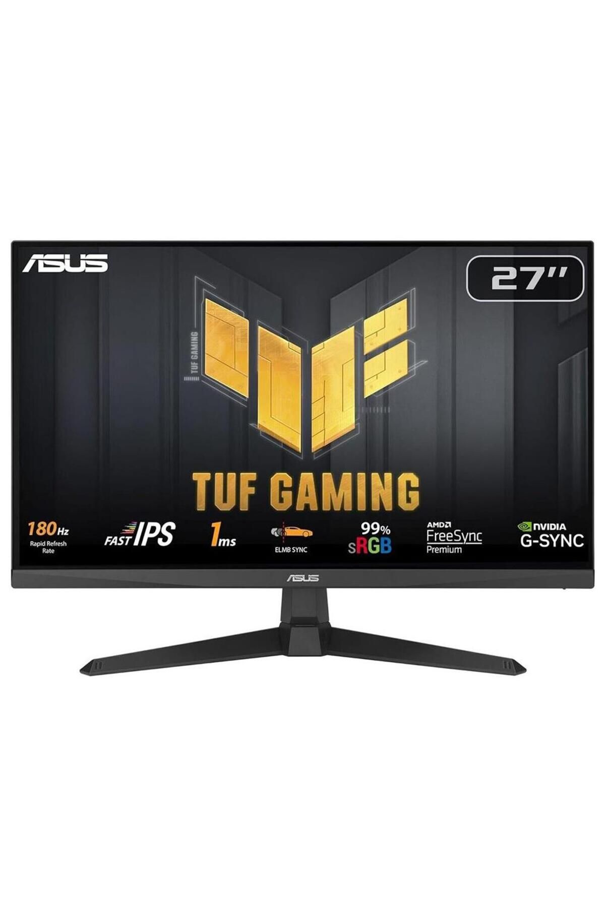Vobotek Teknoloji 27" TUF Gaming VG279Q3A 1ms 180Hz FreeSync IPS Full HD Gaming (Oyuncu) Monitör