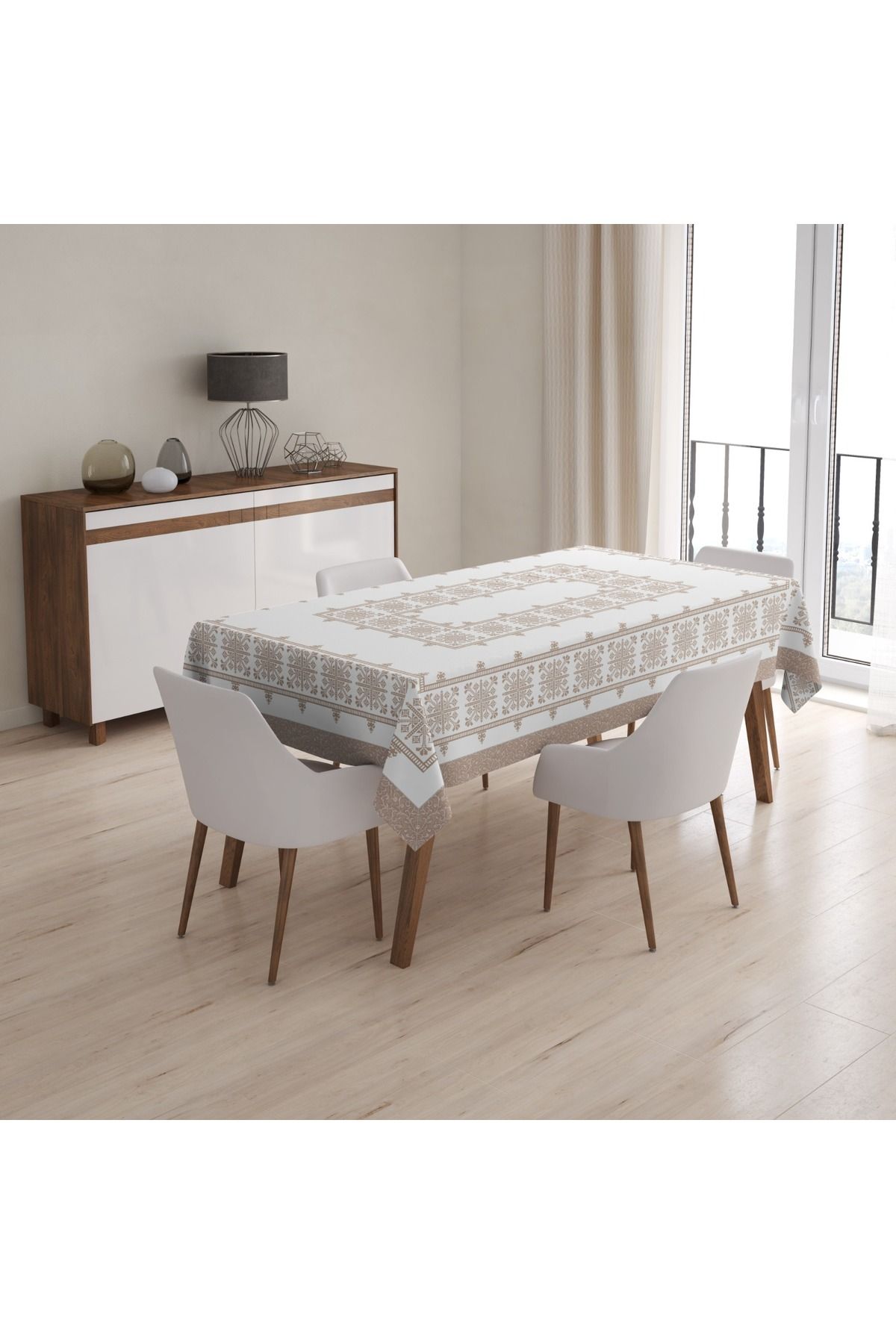 Via Loom Sade & Şık Yaz Sofraları İçin Masa Örtüsü