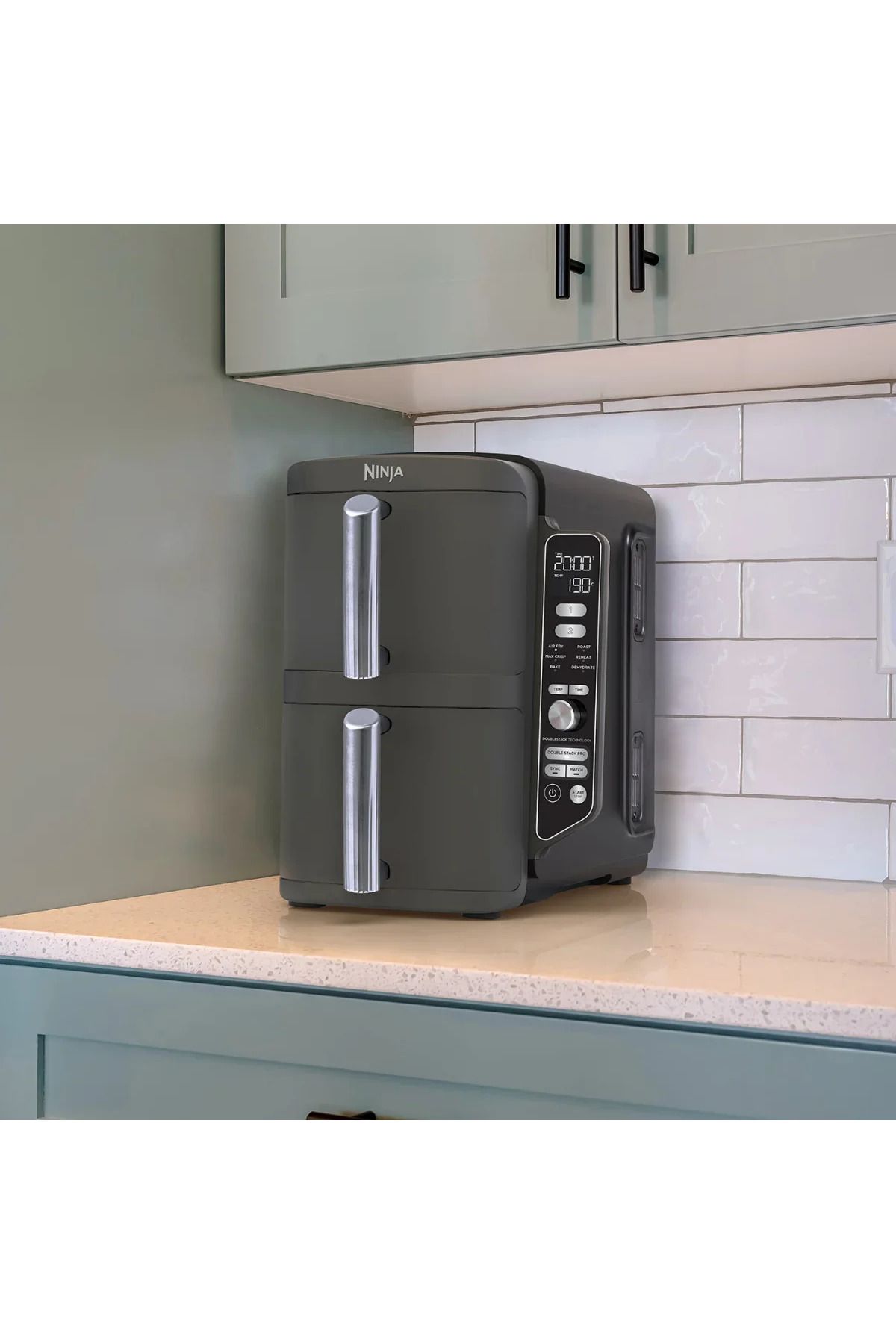 NINJA-Ninja SL400EU Double Stack XL Air Fryer, 9.5 l, 2470 W, 6 programs (Grey) 6