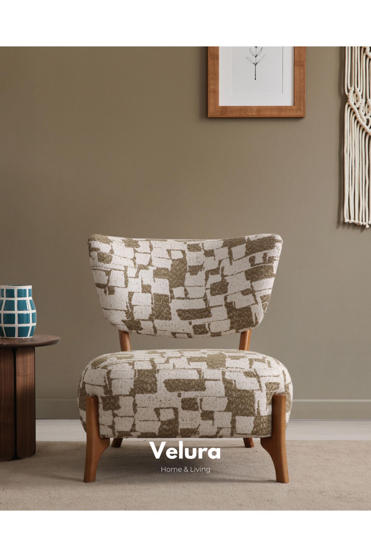 Velura Home & Living Vezir Berjer & Tekli Koltuk