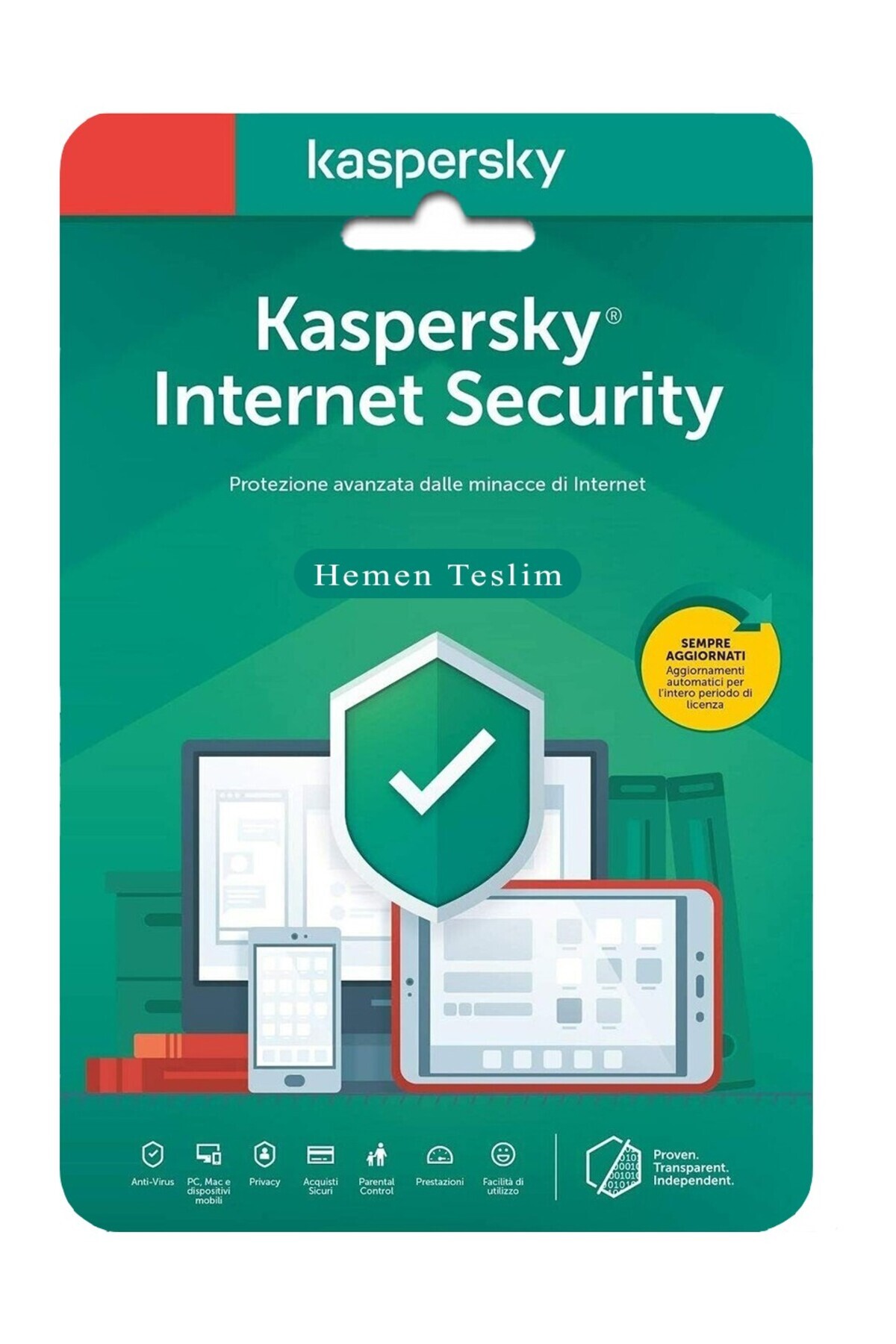 KASPERSKY Internet Security 1 Cihaz 1 Yıl