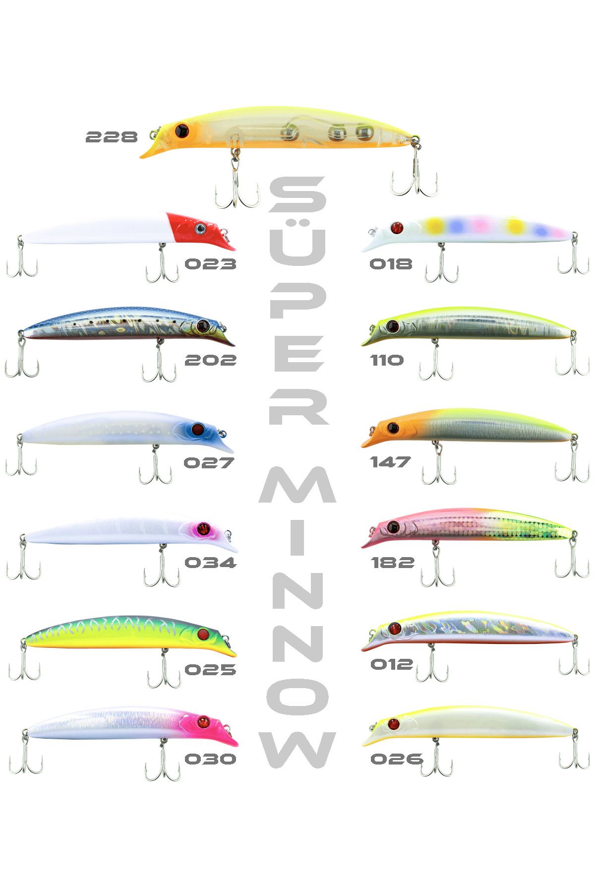 Fujin Süper Minnow 11.5cm 18gr Maket Balık
