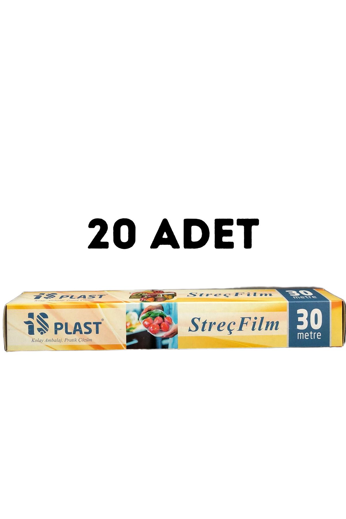 Home 30X30 Gıda Streç Film 20'Li Paket – Yüksek Kalite, Dayanıklı ve Pratik Kullanım