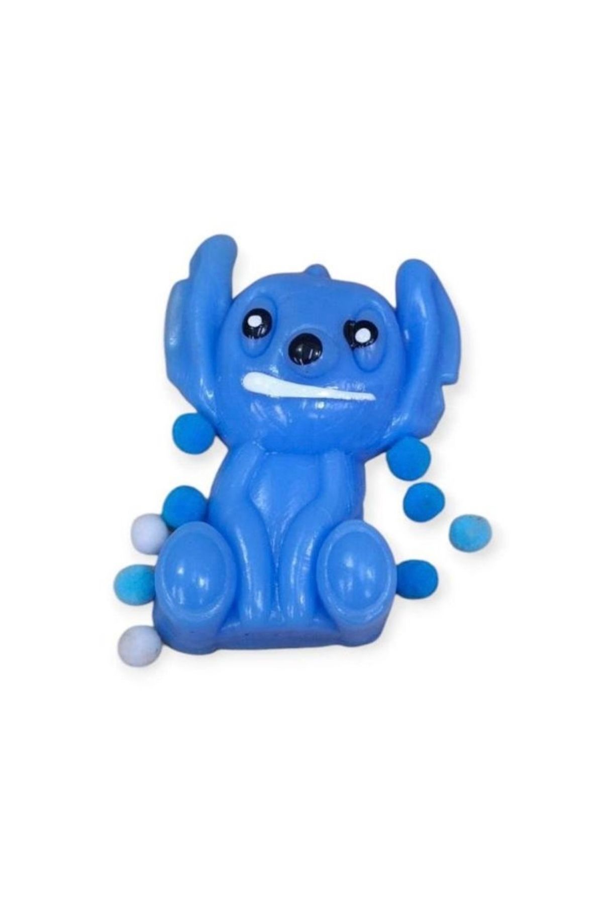 happystoretr Sıkılabilir Stres Önleyici Oyuncak Stitch Mavi