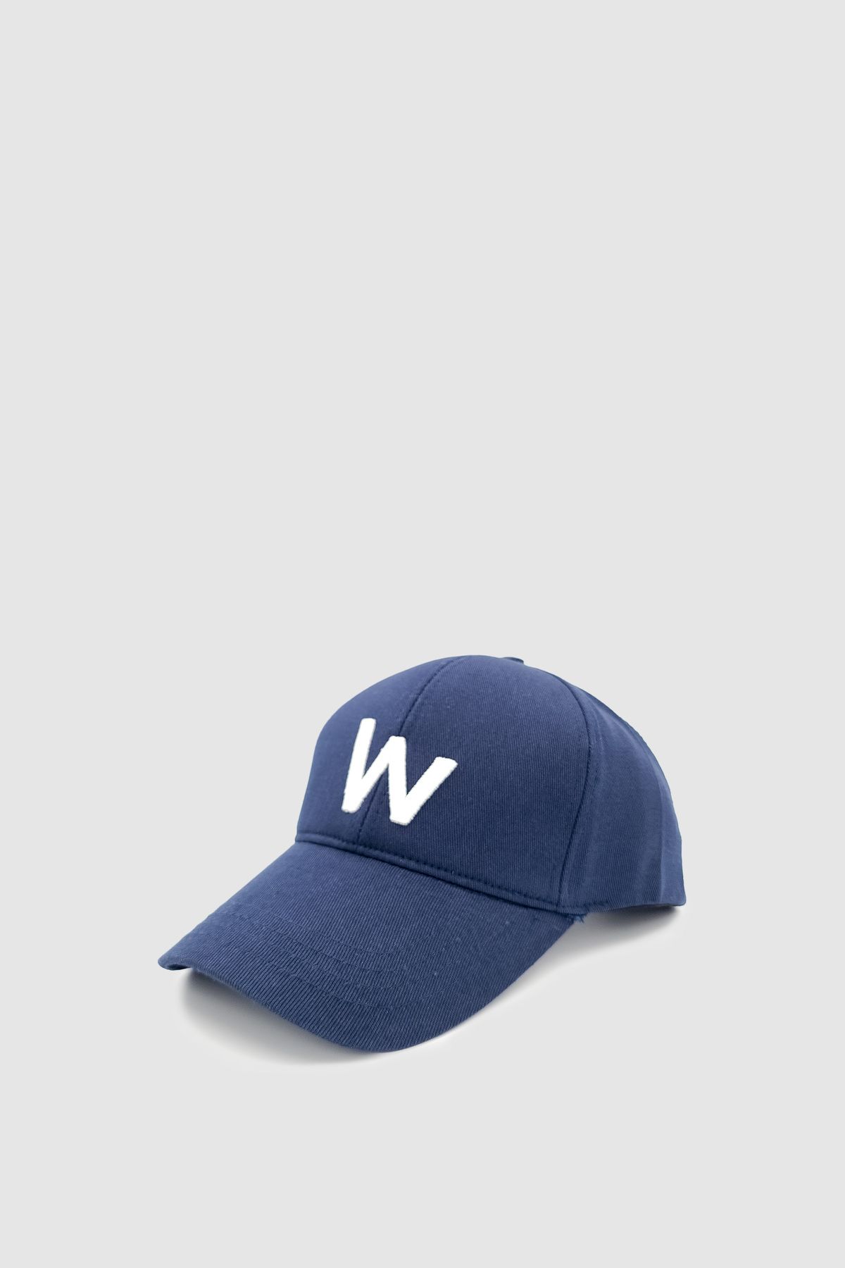 Wuclo W Nakışlı Ayarlanabilir Unisex Spor, Günlük ve Outdoor Şapka / Kep Lacivert