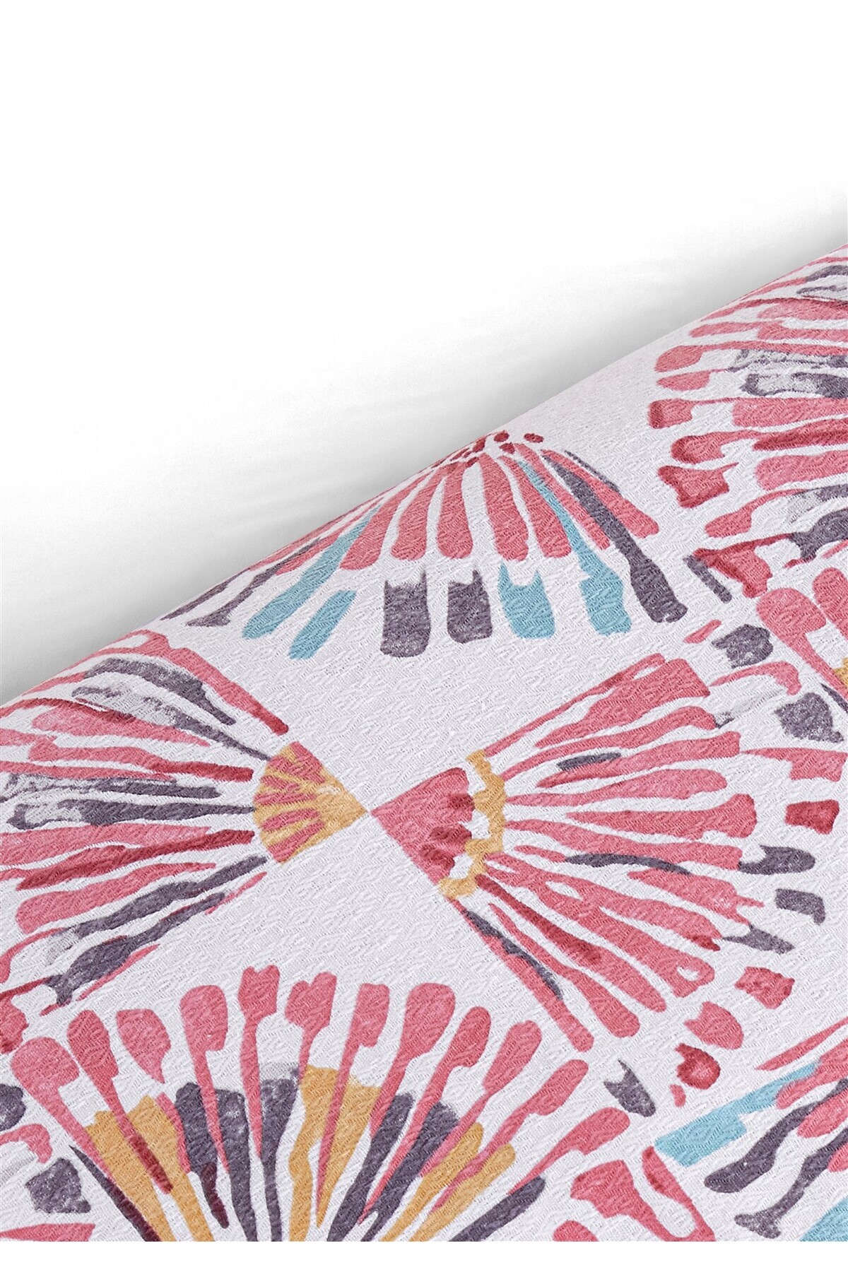Evim-Soren Double Pique Pink Yellow Orient 200X230 cm 3