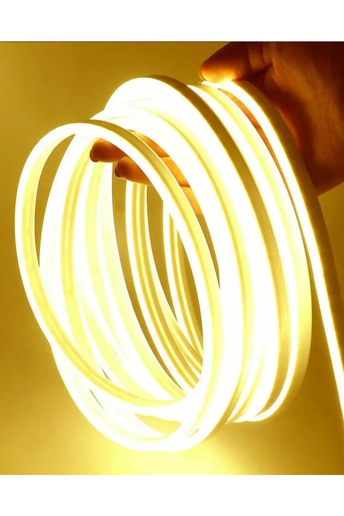 Cata 12V DIŞ MEKAN NEON ŞERİT LED SARI ( 300LM/MT )