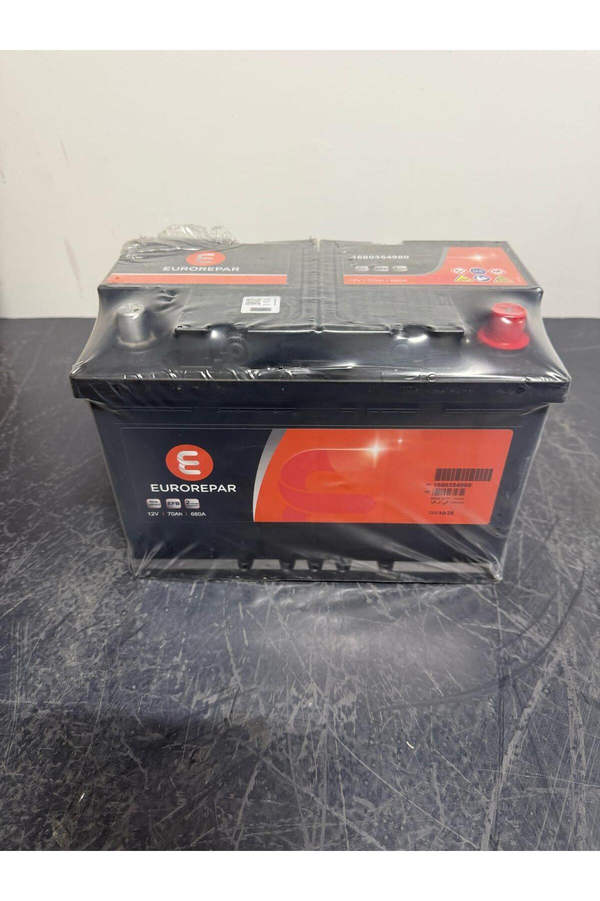 EUROREPAR 12V70AH EFB AKÜ