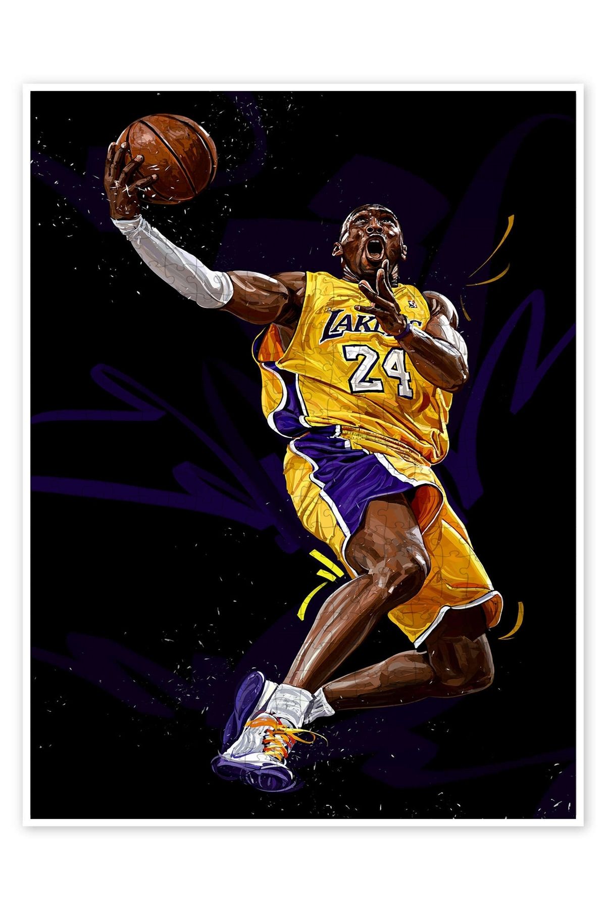 Jeronkarji Kobe Bryant 500 Parça Puzzle Yapboz Klasik Film Temalı