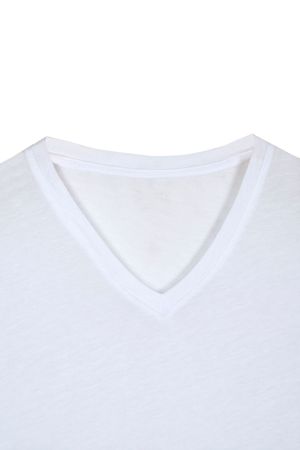 BSM Erkek Supima Pamuk V Yaka T-shirt 41853