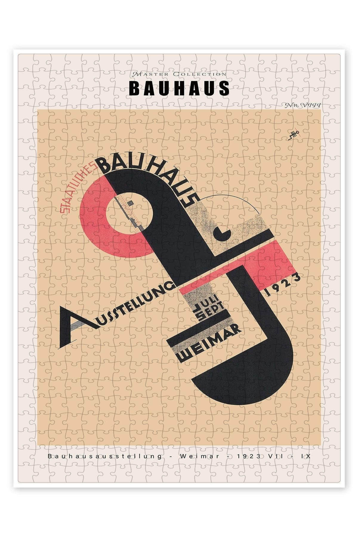 Jeronkarji Bauhaus Sergisi Weimar, 1923 500 Parça Puzzle Yapboz Bohem Soyut Sanat Temalı