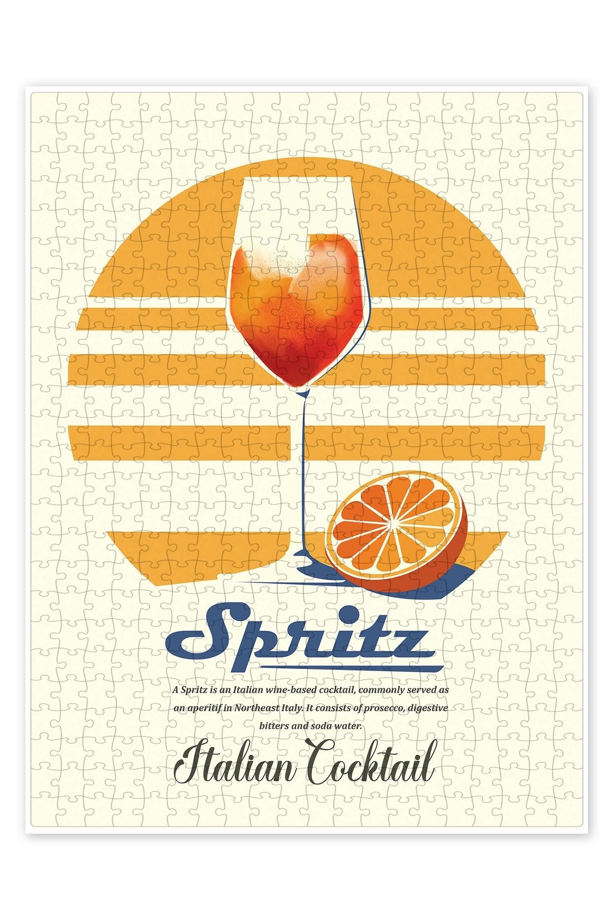 Jeronkarji Spritz 500 Parça Puzzle Yapboz Mutfak Temalı Yetişkinler için