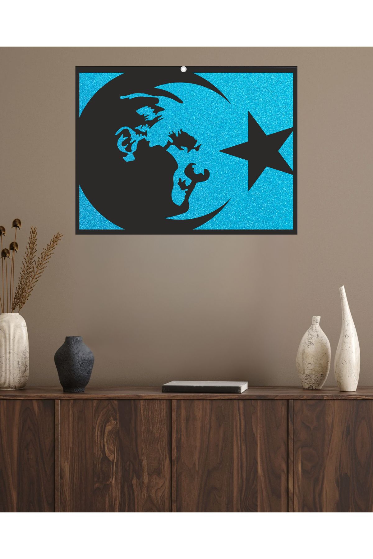 Grand Fine Art Çerçevesiz Sim Karton Üzeri Lazer Kesim Mdf Atatürk Tablo