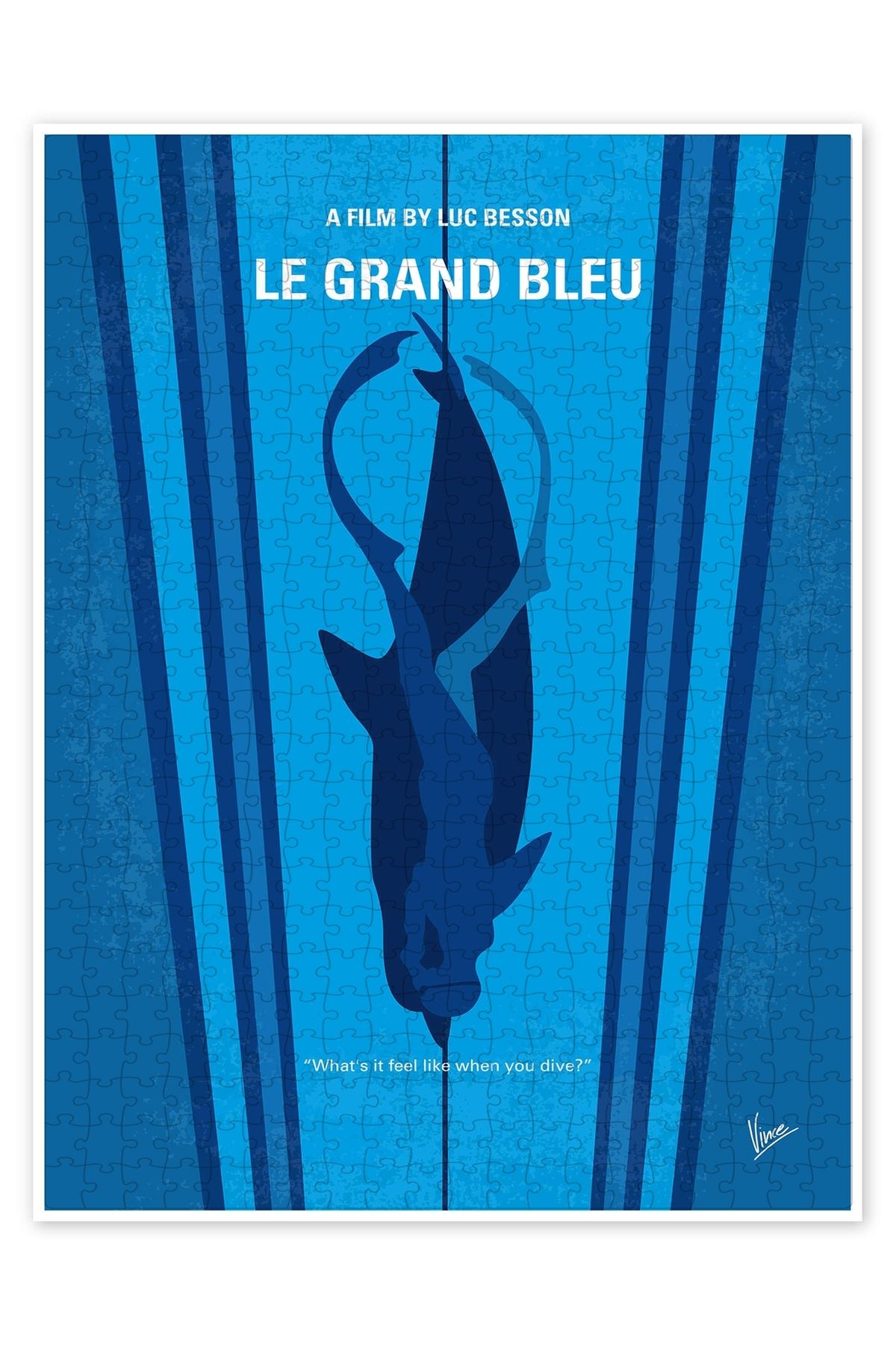 Jeronkarji Le Grand Bleu 500 Parça Puzzle Yapboz Klasik Film Temalı