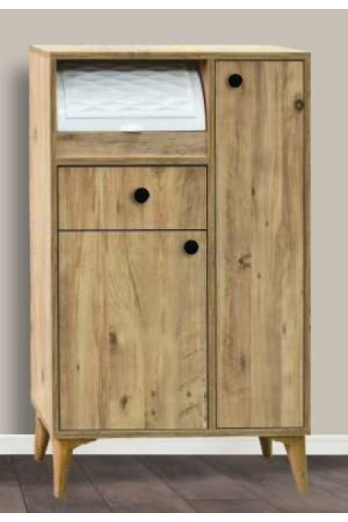 Yuvaset Home 2 Kapılı 1 Çekmeceli Çam Ekmeklik