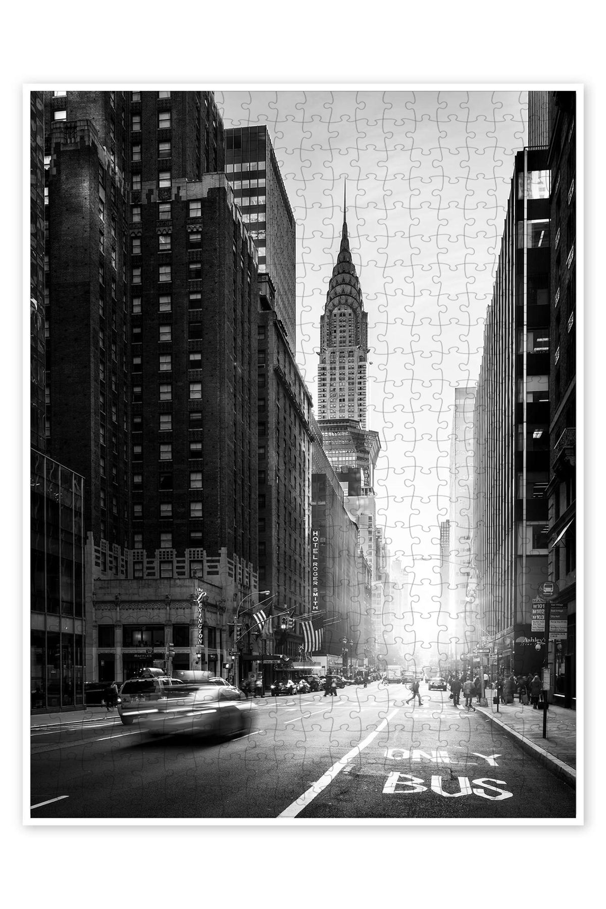 Jeronkarji New York City 500 Parça Puzzle Yapboz Şehir Manzara Temalı Hobilik