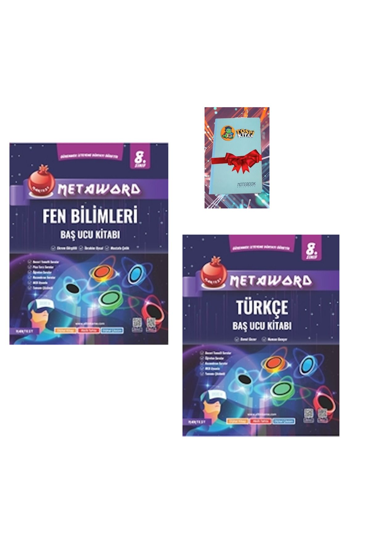 Nartest Yayınları 8. Sınıf Metaword FEN BİLİMLERİ + TÜRKÇE ( NOT DEFTERİ HEDİYE)