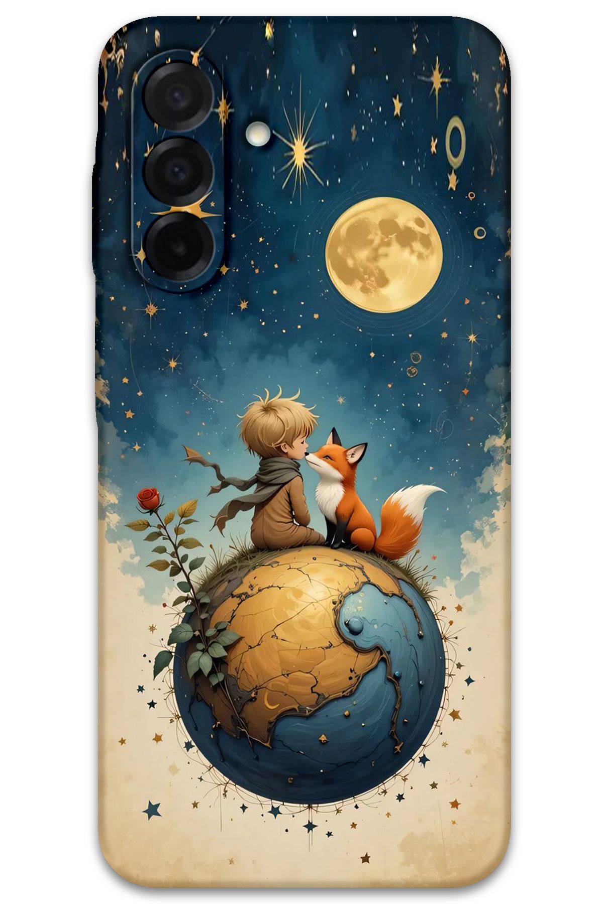Gramaphone Galaxy A56 Uyumlu Çizgi Film Desenli Telefon Kılıfı + Ekran Koruyucu - 5823