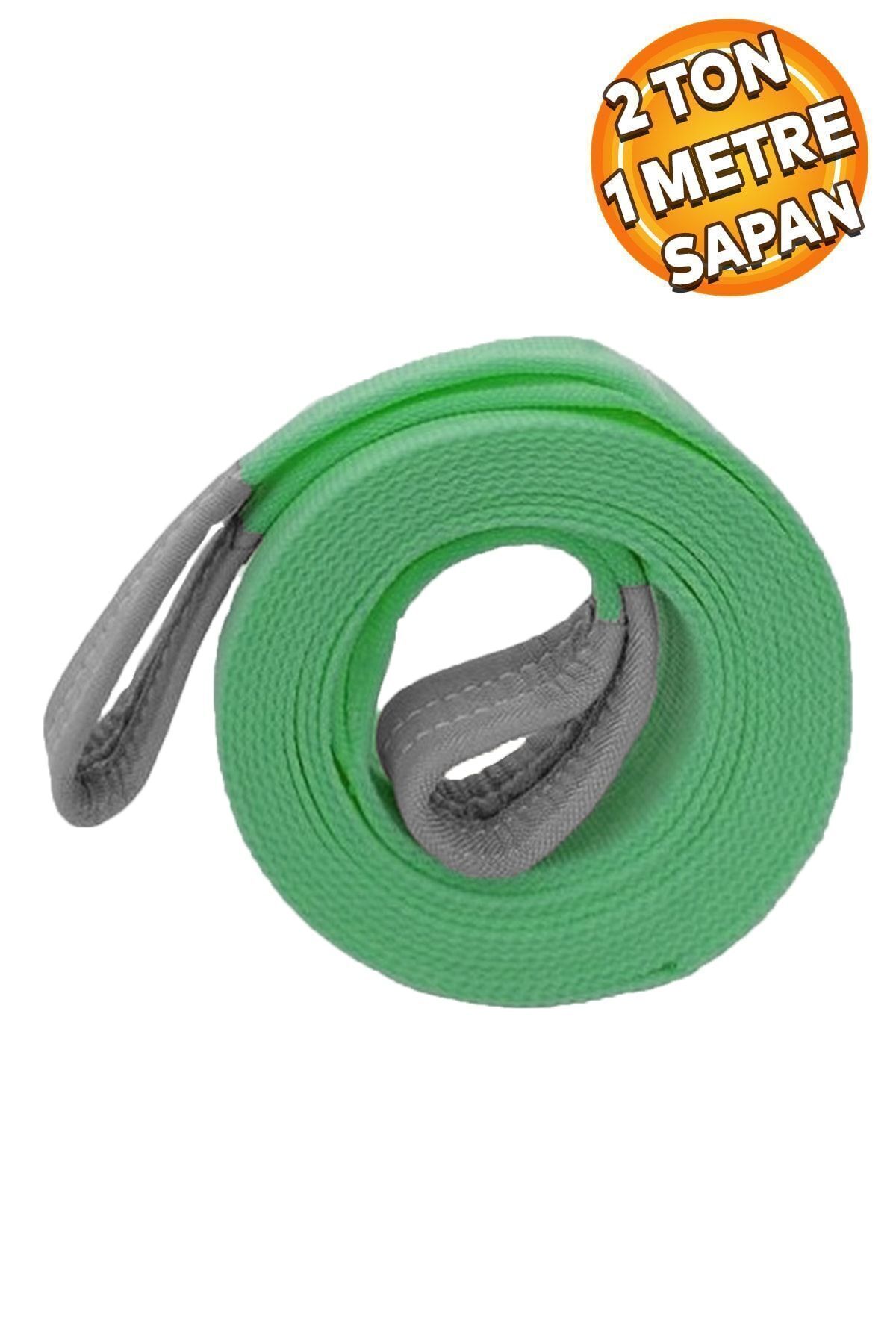 aydınticaret Sapan Polyester Spanzet 2 Ton 1 Metre Yeşil Sağlam Yük Kaldırma Taşıma İndirme Halat
