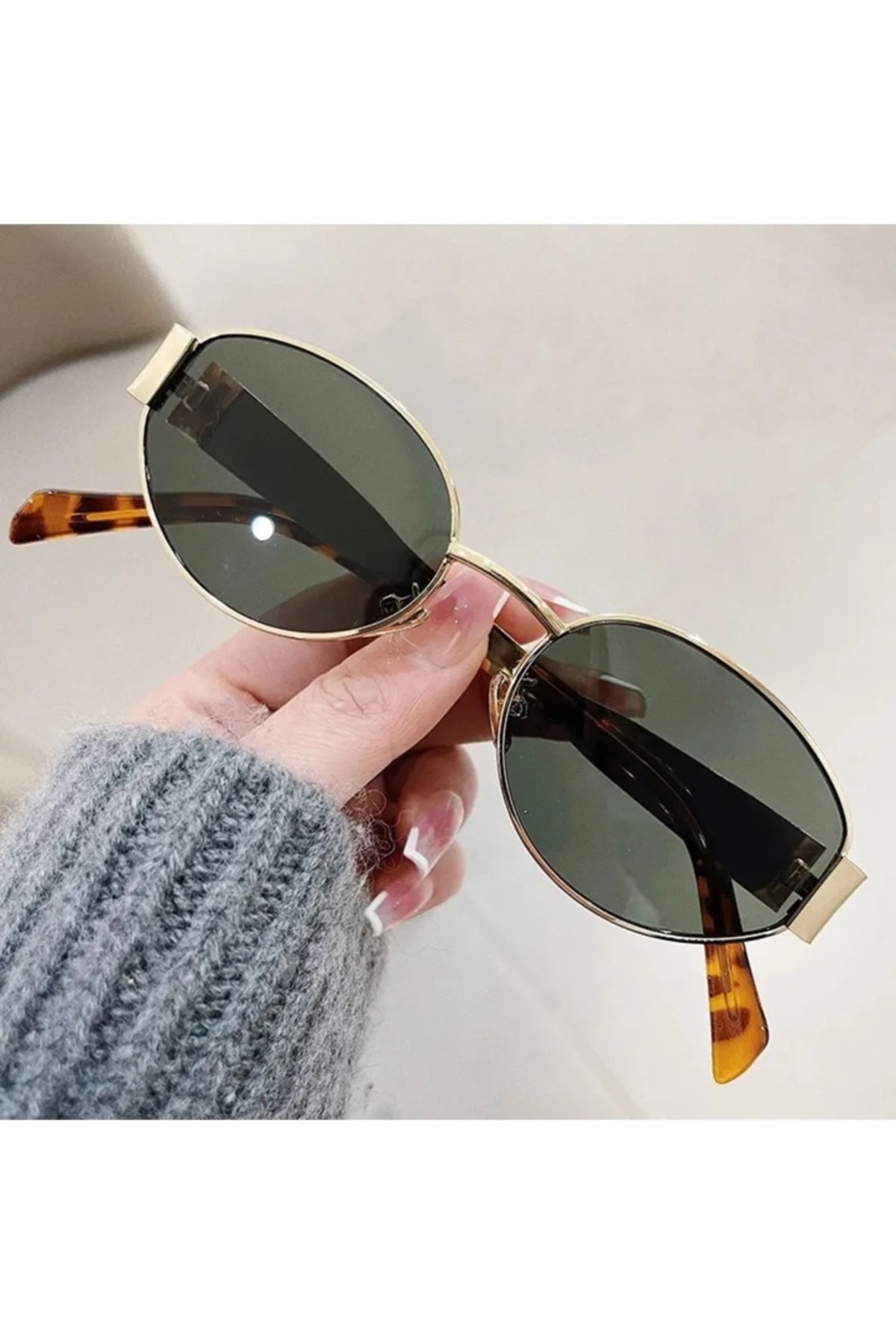 LOOKUP EROS- Güneş Gözlüğü Unisex Yeni Sezon UV400 Korumalı Kılıf Ve Silme Bezi Hediyeli görsel 2