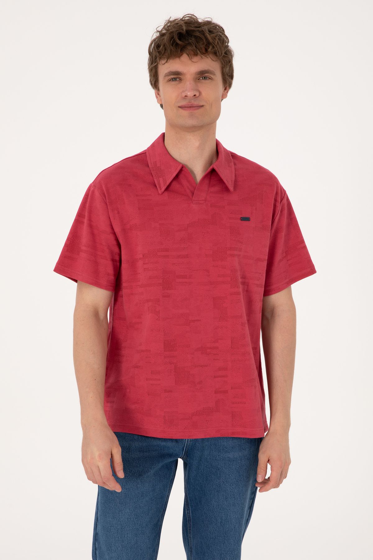 U.S. Polo Assn. Erkek Vişne Tişört 50303224-VR223