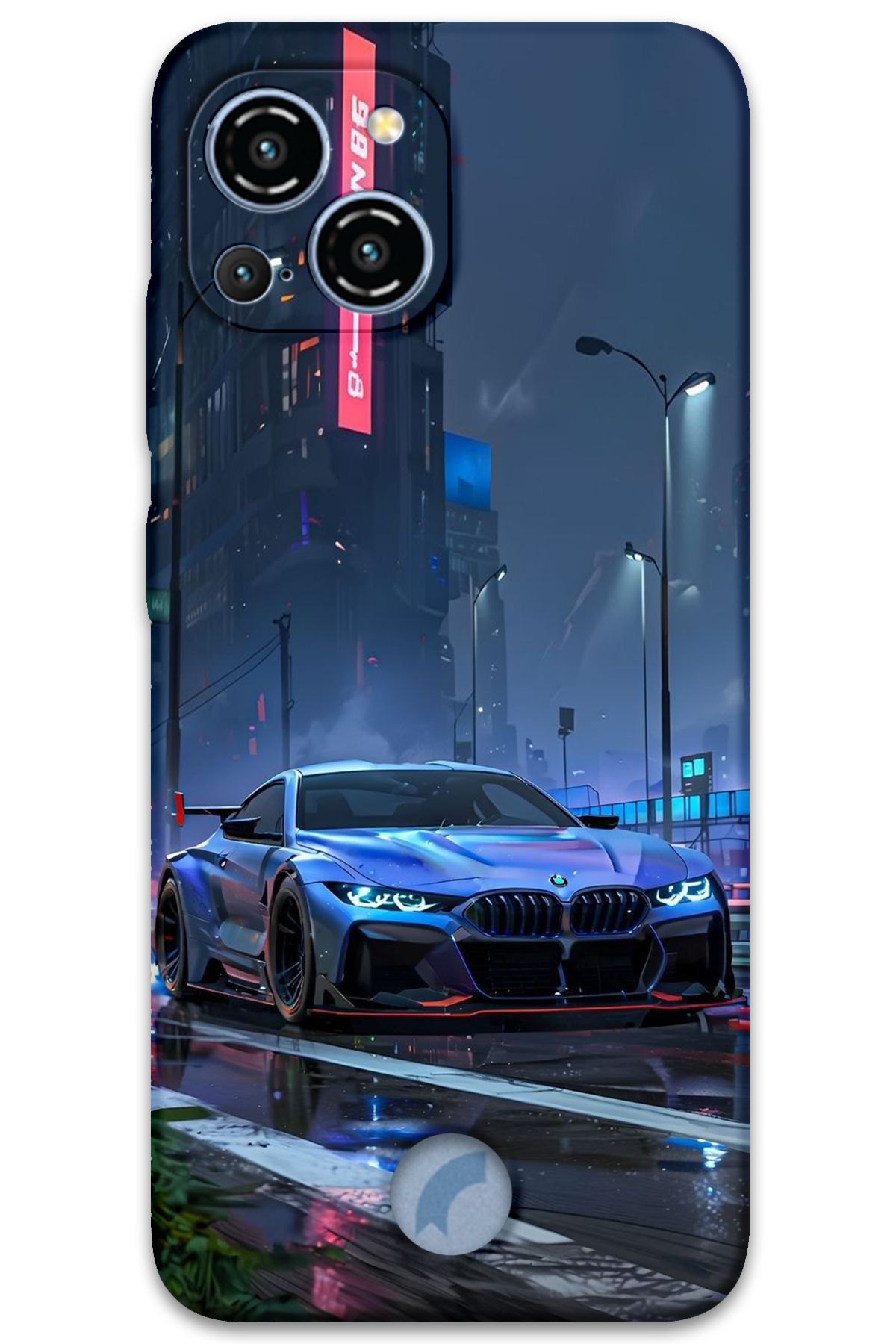 Gramaphone Reeder S23 Pro Max Uyumlu Araba Desenli Telefon Kılıfı + Ekran Koruyucu - 5767