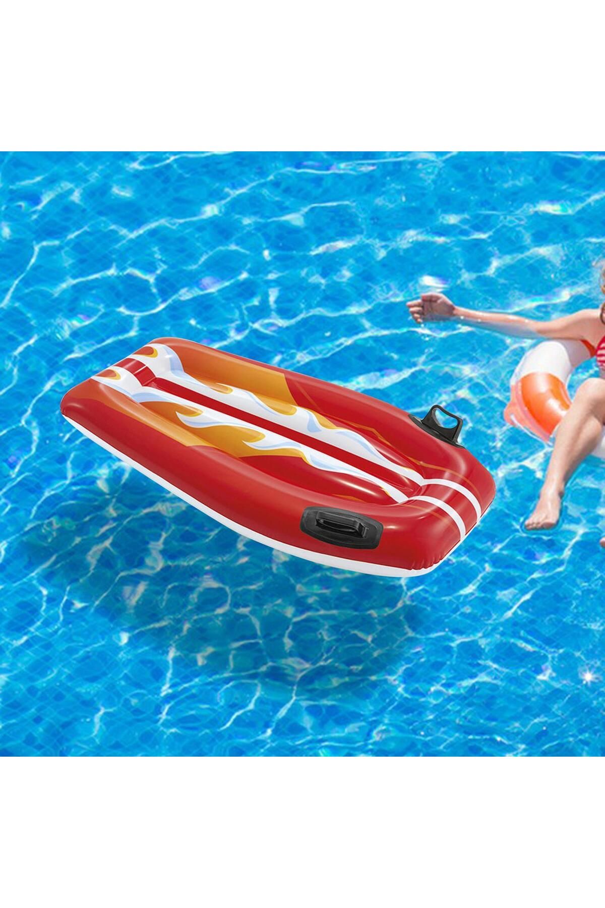Intex Tutmalı Sörf Yatak Şişme - Havuz Şişme Sörf - Surf Şişme Yatak -Tutmaçlı Şişme Sörf Yatak 112x62 cm.