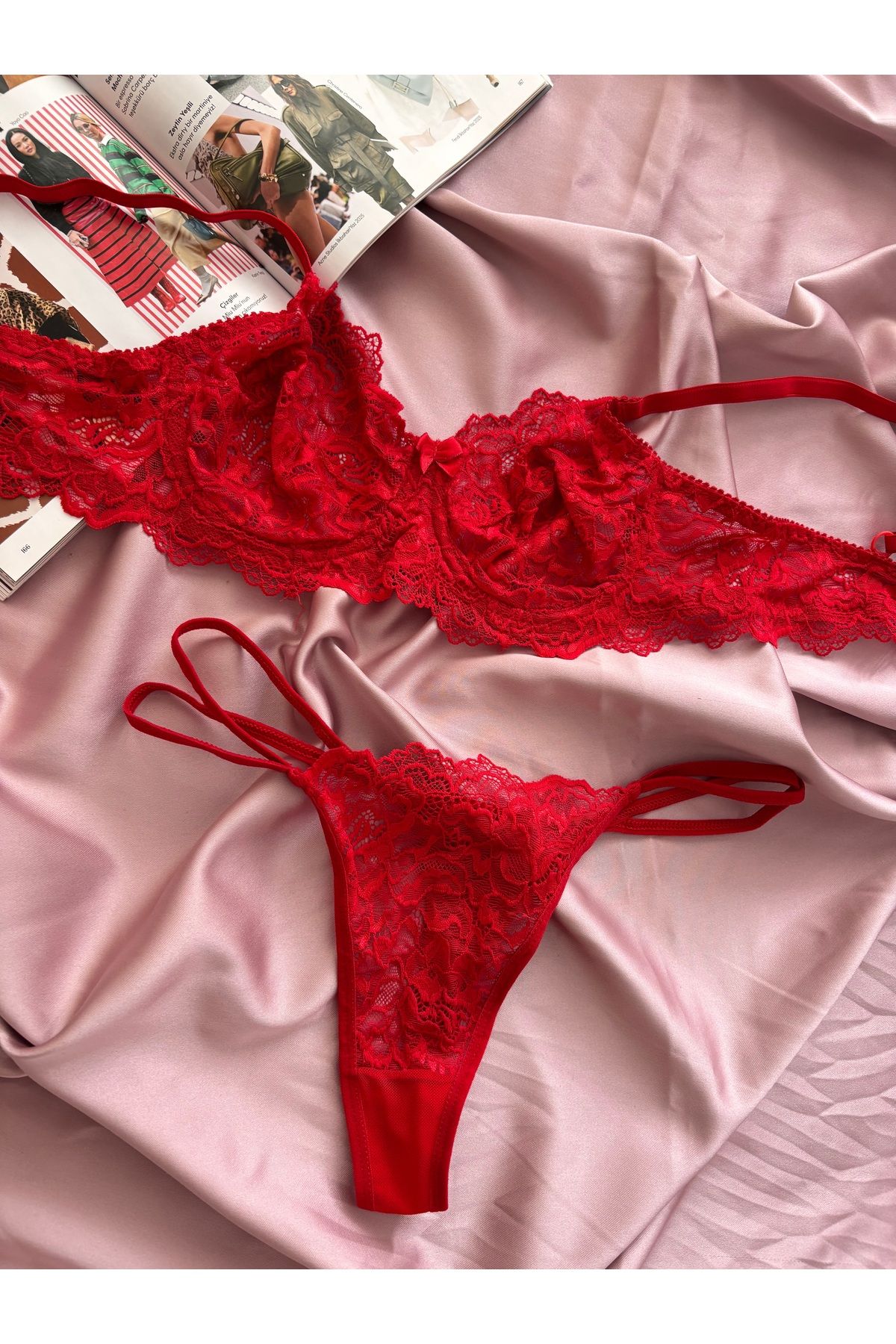 sofy RU Rouge Bra Set