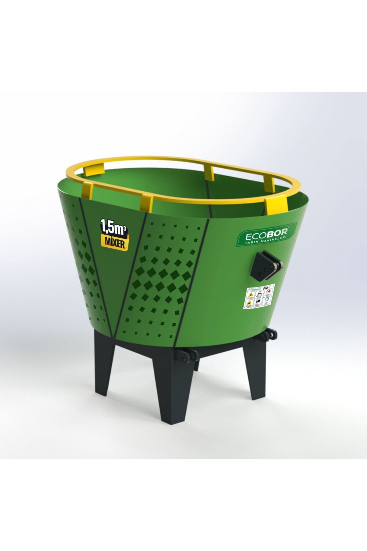 ECOBOR FM15 1.5m³ Yem Karma Makinesi