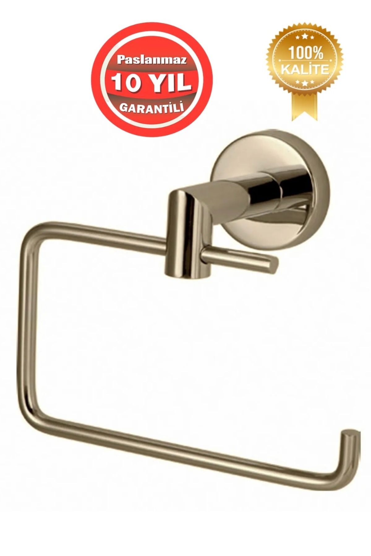 ÇELİK BANYO Paslanmaz Pirinç Flora Tuvalet Kağıtlık Altın Gold