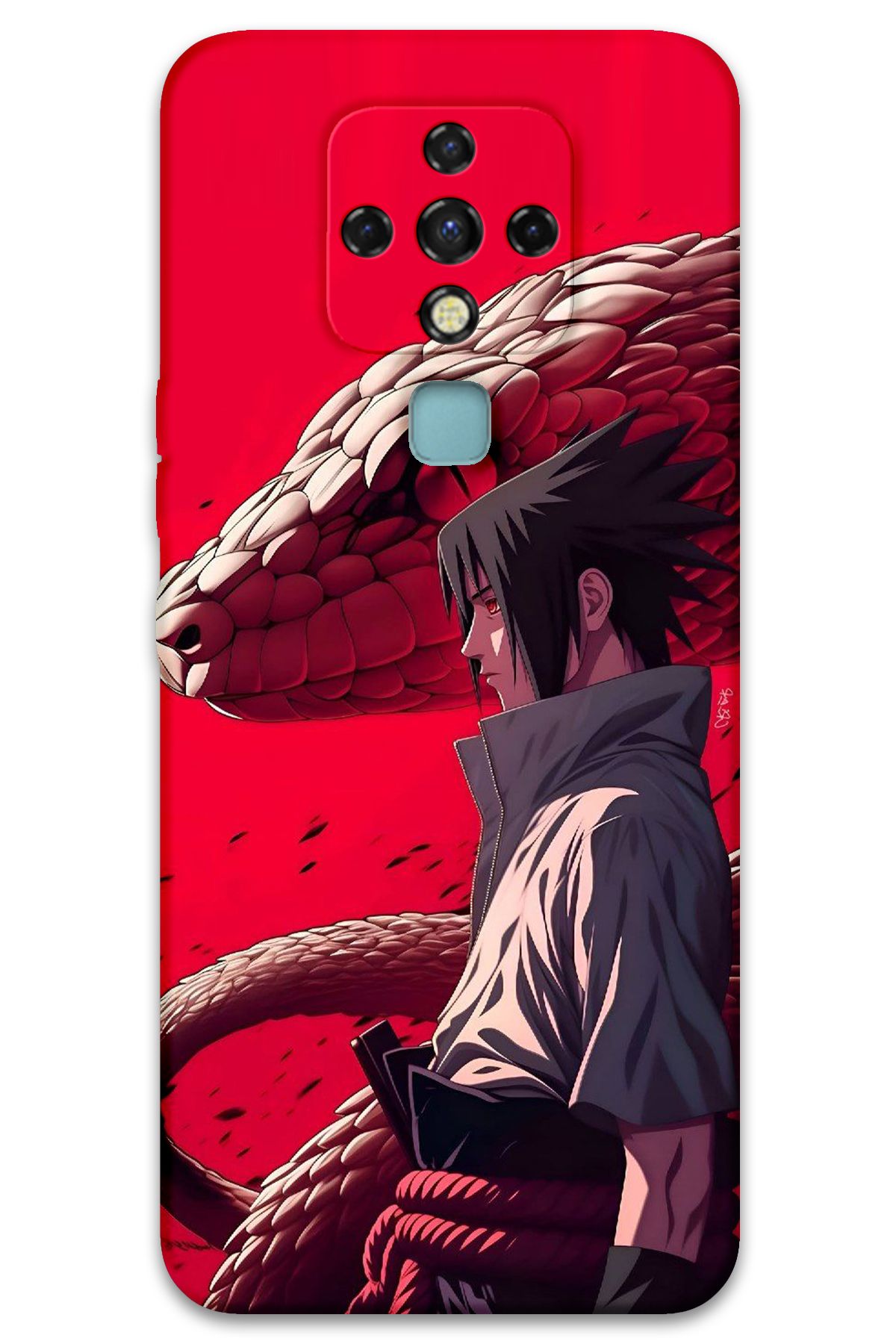 Gramaphone Tecno Camon 16 Uyumlu Anime Desenli Telefon Kılıfı + Ekran Koruyucu - 5746
