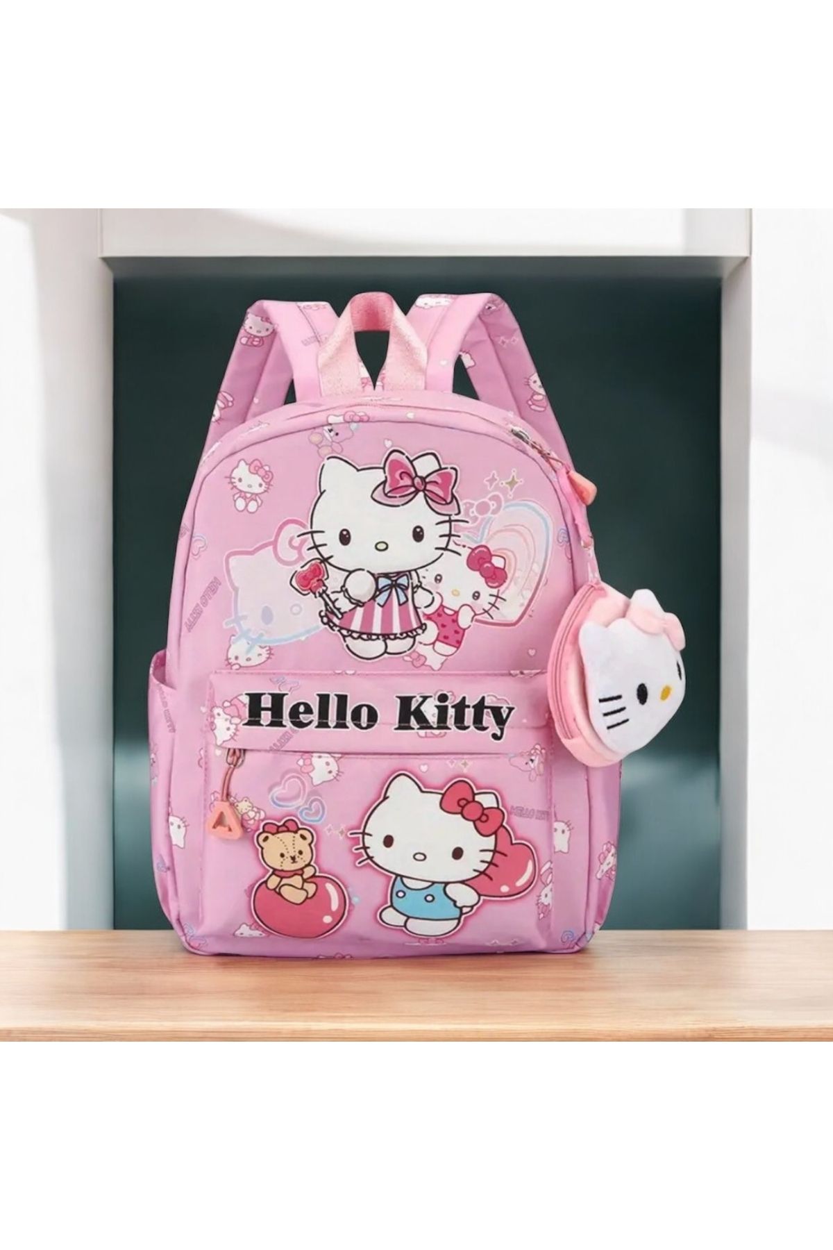 JOJO KIDS kuromi çocuk sırt çantası , su geçirmez kumaş çanta