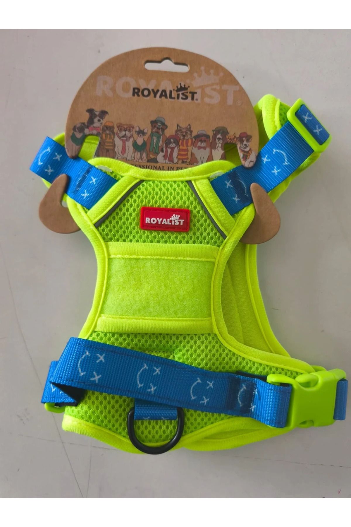 Royalist Mesh Göğüs Tasması Nefes Alabilen, Ayarlanabilir, Renkli Tasarım