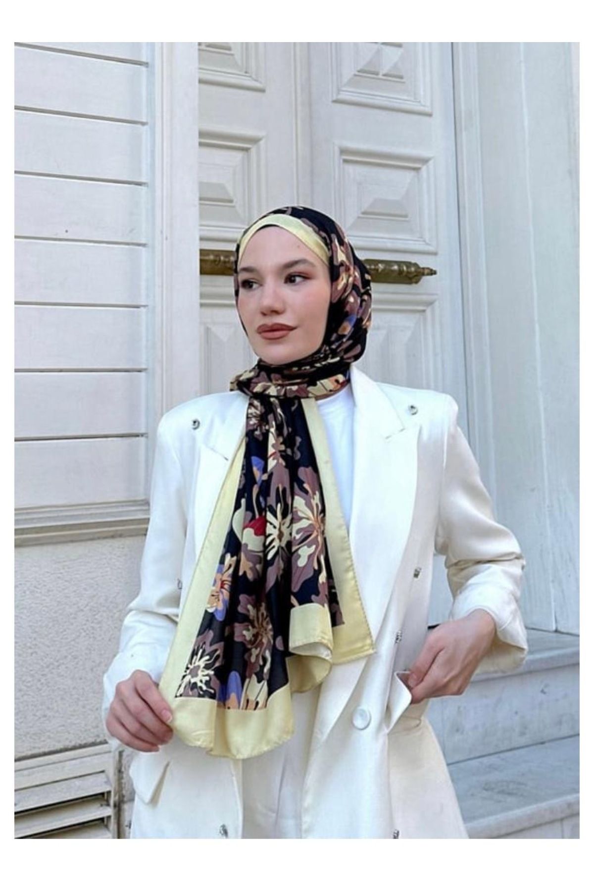 İpekhan İpekhan Soft Şal Haki Mürdüm
